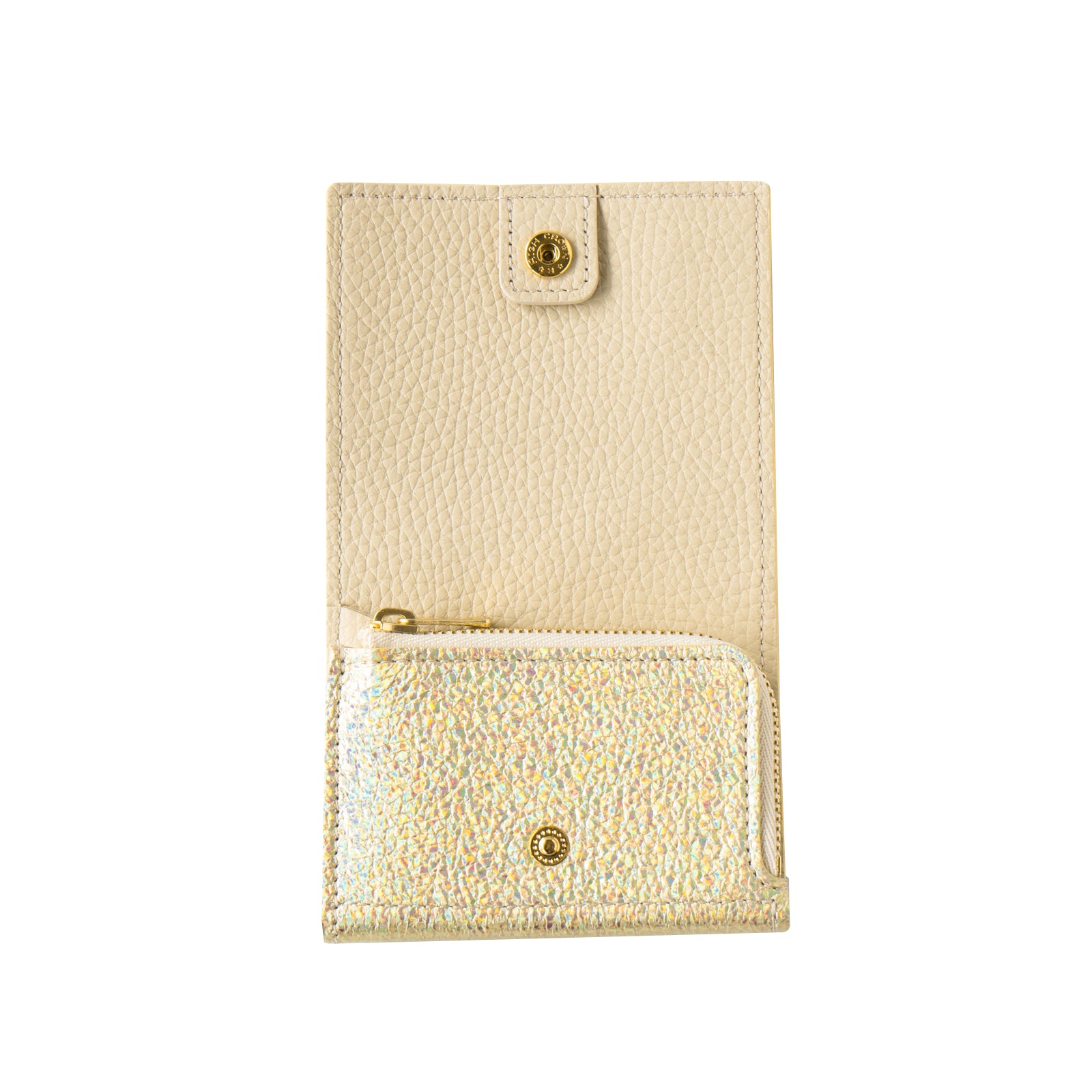 [Made to order 10/18 (Fri) - 10/31 (Thu)] Handy Wallet Opera Lily Prism Leather / Aurora Yellow