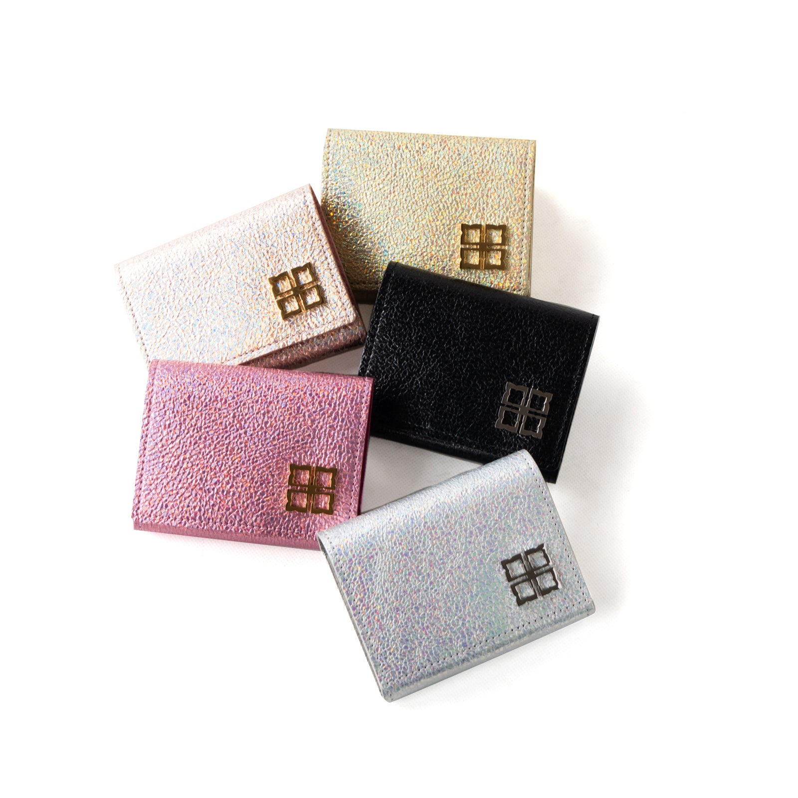 [Made to order 10/18 (Fri) - 10/31 (Thu)] Handy Wallet Opera Lily Prism Leather / Aurora Silver