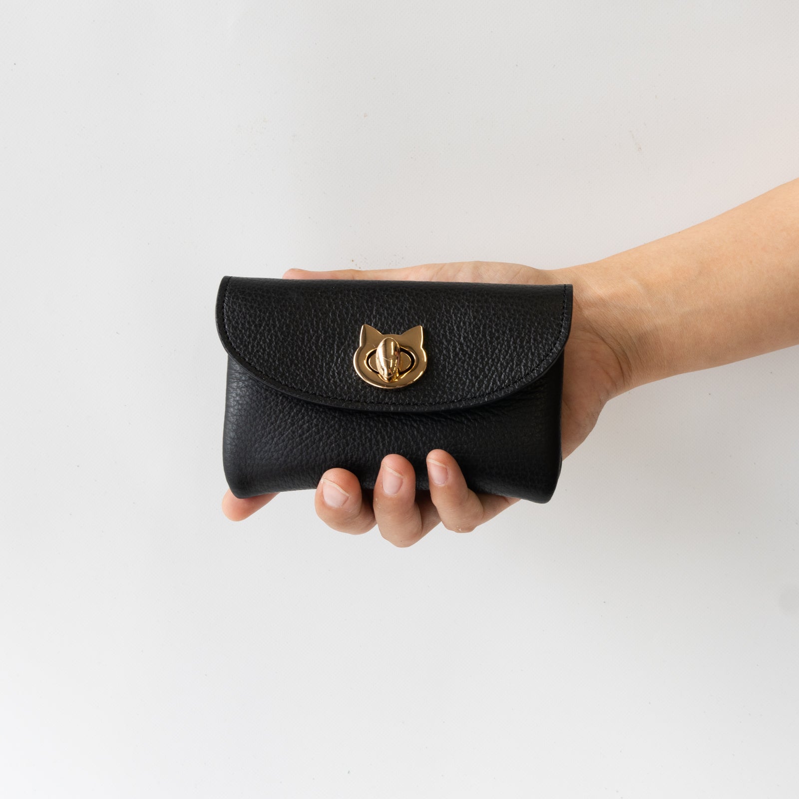 [10/8 (Tue) One-day only, pre-order sale] Flap Wallet Furnya Medium Cuir Mash / Black