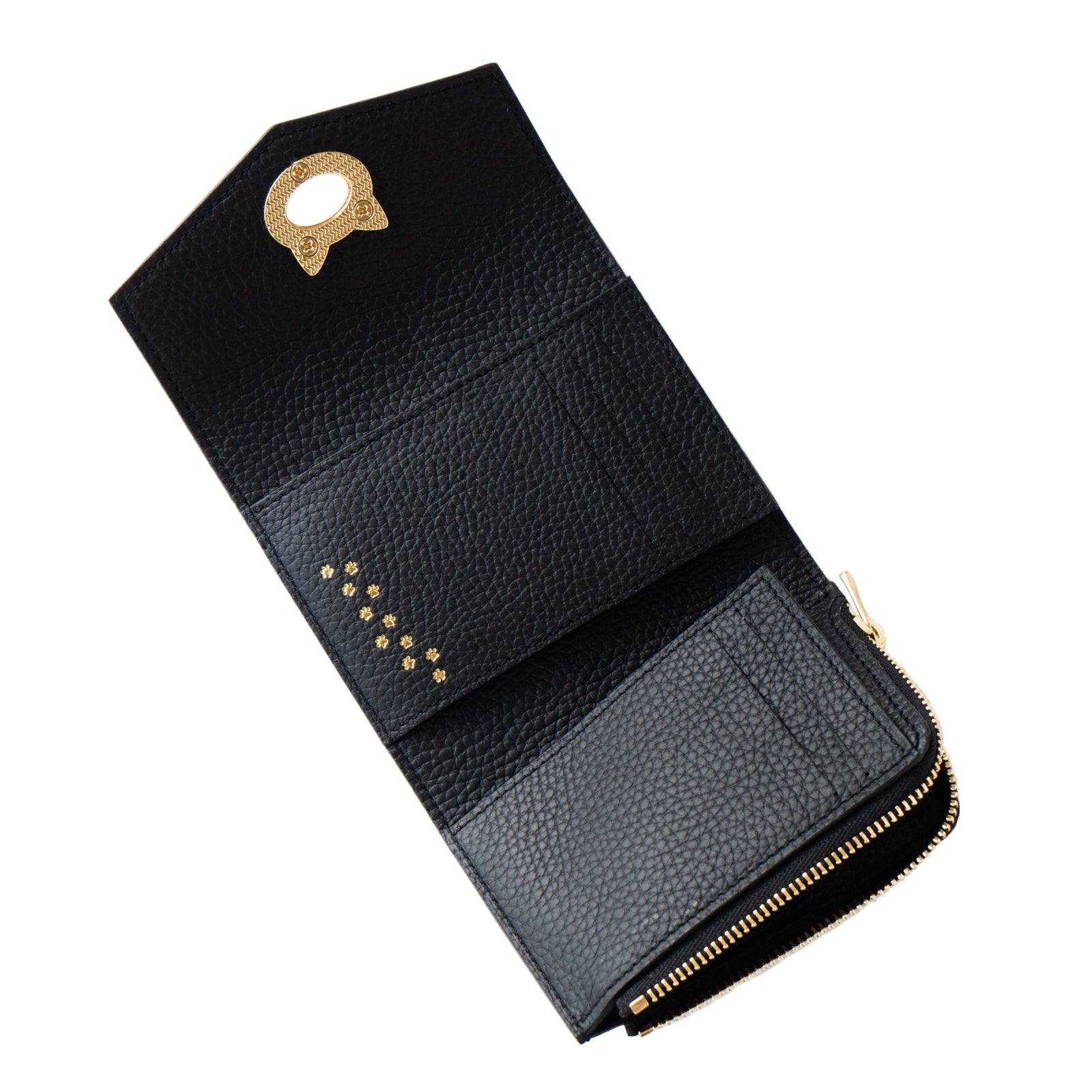 [11/8 (Fri) One-day only, pre-order sales] Handy Wallet Nyapera Grande Cuir Mache / Black