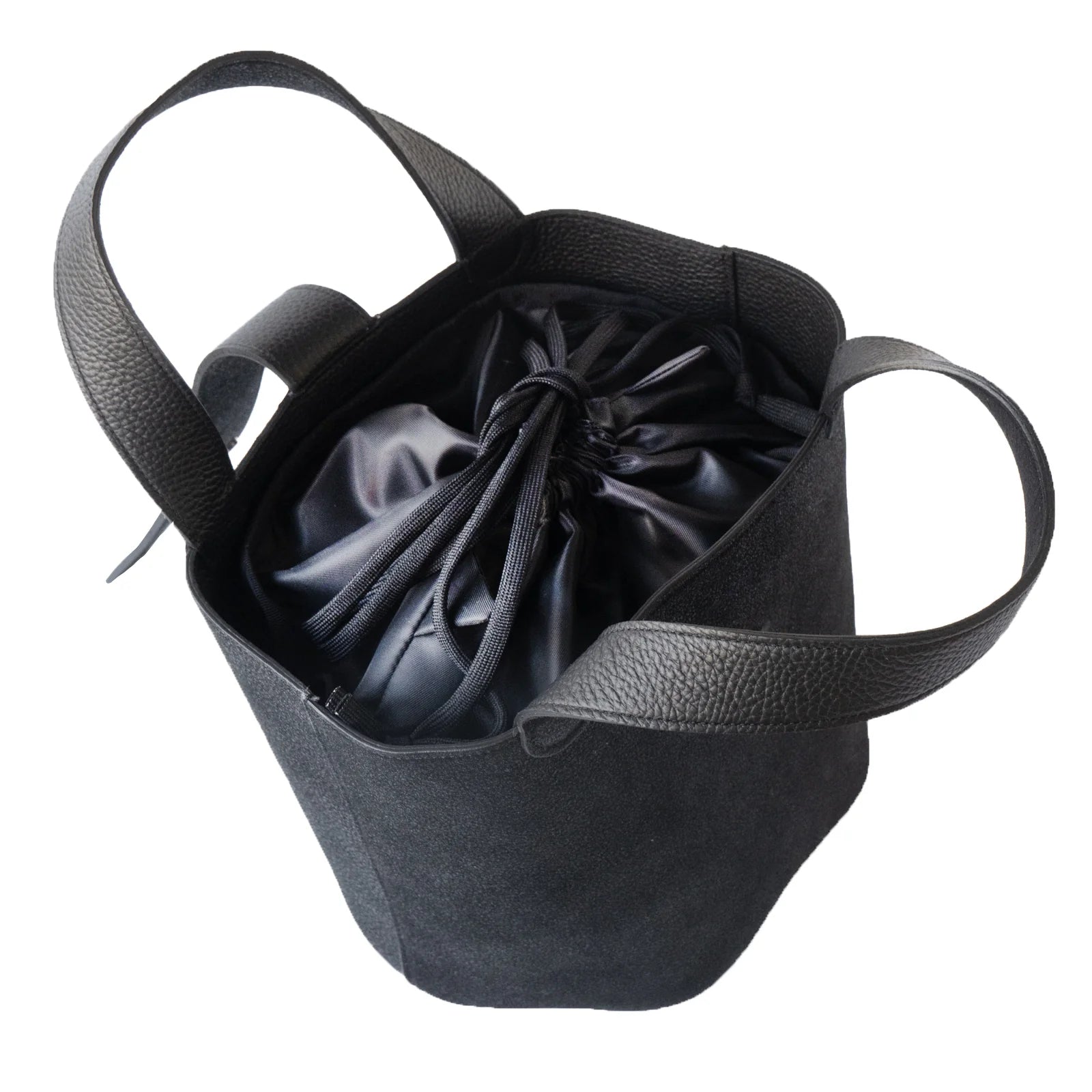 バケットバッグ  PAW (パウ)   キュイール・マッシュ / ブラック [選べる金具]