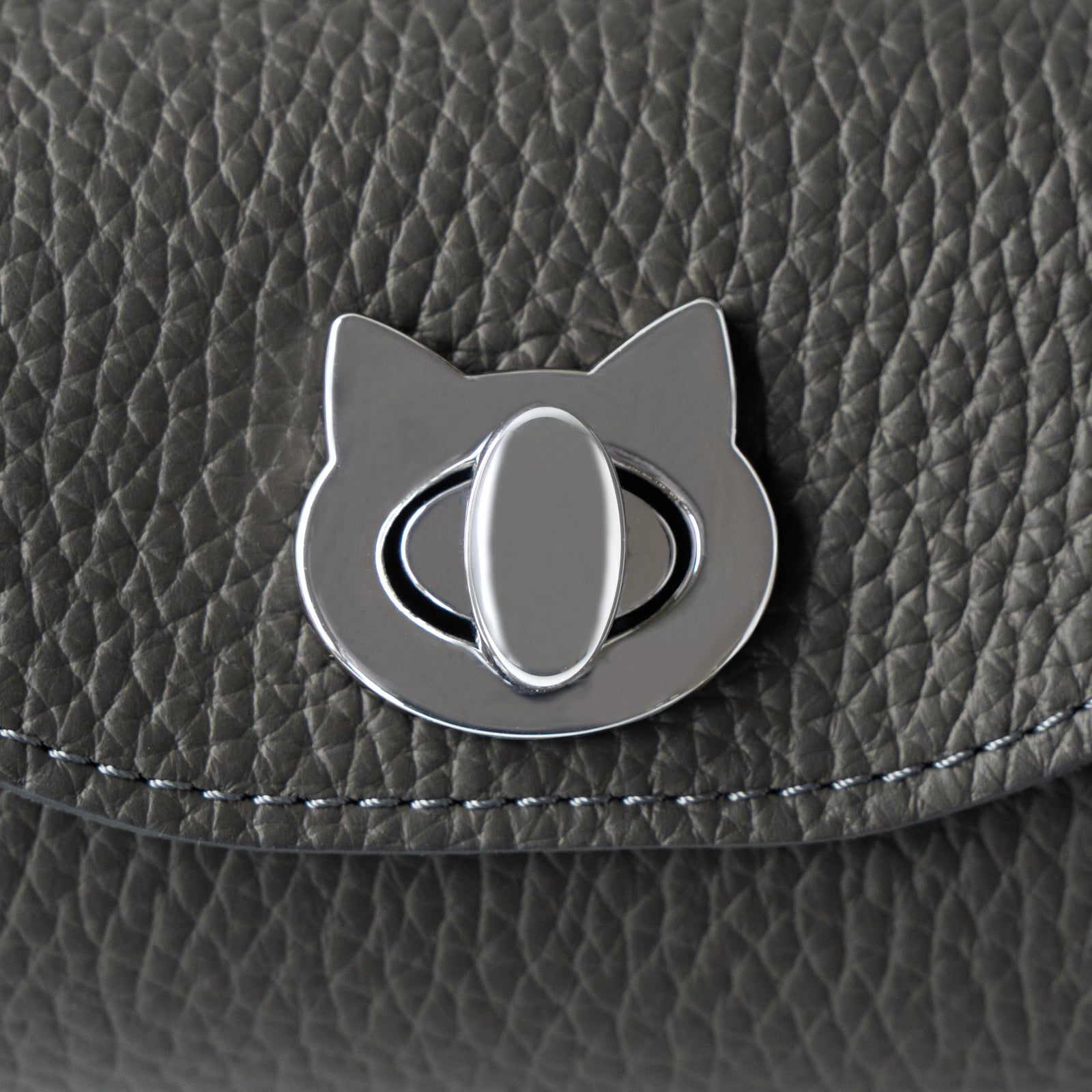 【10/7(火)22:00～ 26時間限定販売】シェルウォレット CAT   キュイール・マッシュ　/  グラファイト