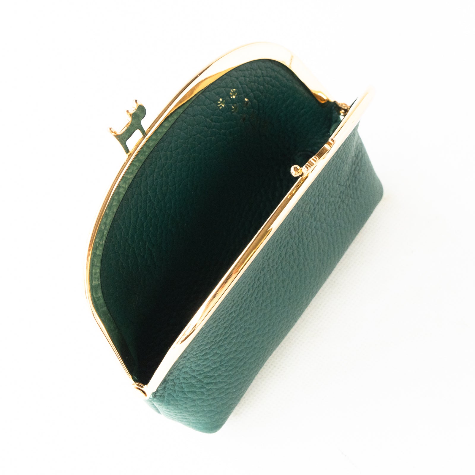 [11/22 (Fri) 1-day only, pre-order sale] [Limited quantity] Nyamaguchi pouch Cuir Mache / Emerald