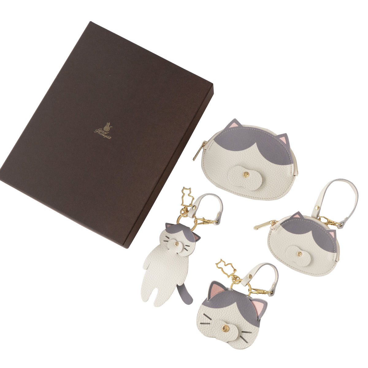 [Made-to-Order: 10/23 (Fri) 22:00 - 10/26 (Mon)] Print Nyan-plete SET / Hachiware (Gray)