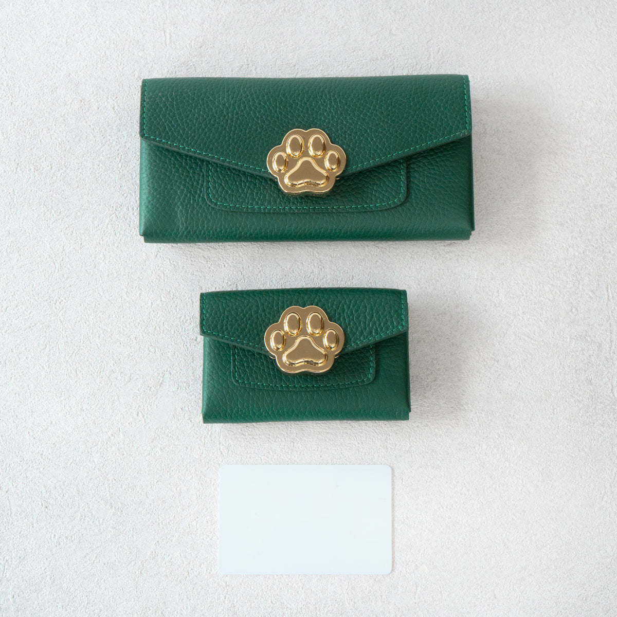 [Made-to-order: 10/23 (Fri) 22:00 – 26 (Mon)] Small Multi-Case: Meowver Mini Cuir Mush / Emerald