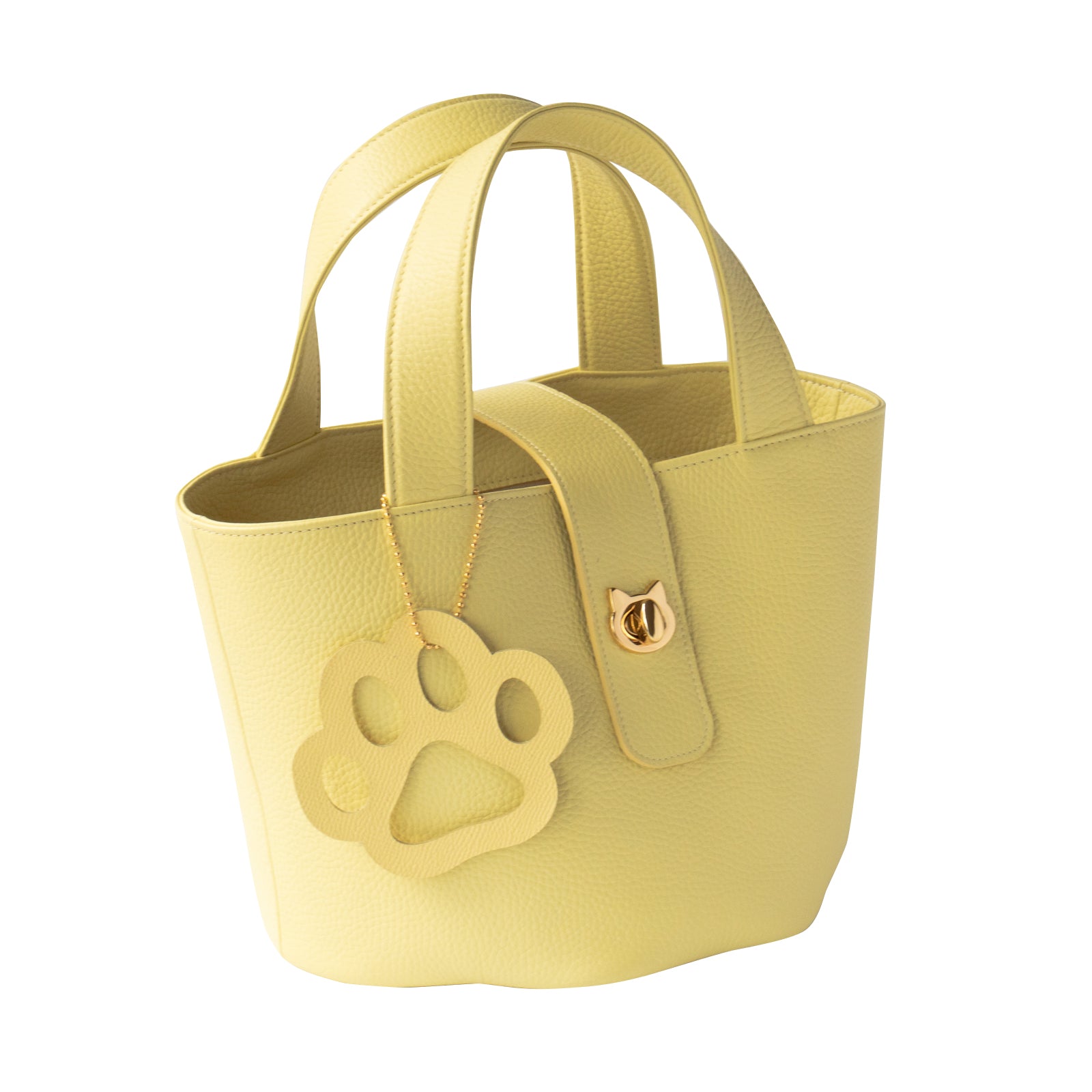 【10/21(火)22:00～ 26時間限定販売】【数量限定】[NEW] バケットバッグ  PAW (パウ)  肉球チャームセット　  キュイールマッシュ  /  ジョーヌプッサン
