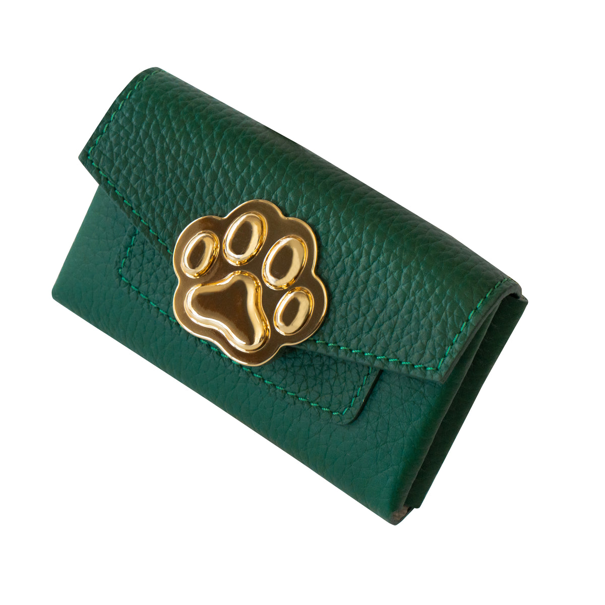 [Made-to-order: 10/23 (Fri) 22:00 – 26 (Mon)] Small Multi-Case: Meowver Mini Cuir Mush / Emerald