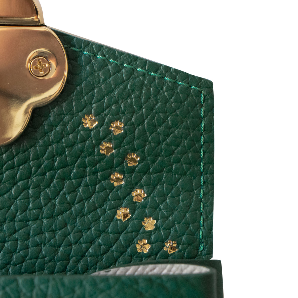 [Made-to-order: 10/23 (Fri) 22:00 – 26 (Mon)] Small Multi-Case: Meowver Mini Cuir Mush / Emerald