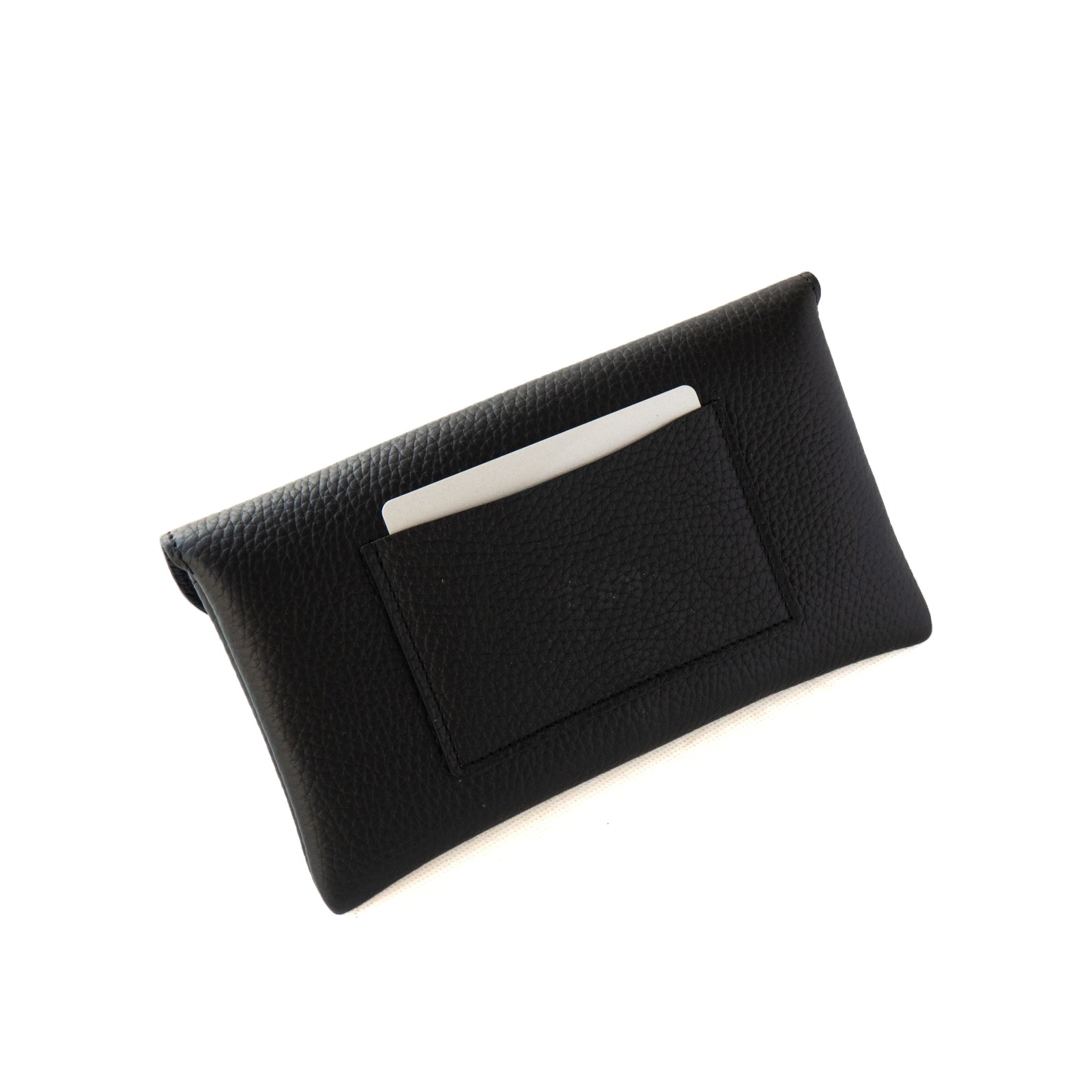 [Limited to 3 days only, available for pre-order from 12/1 (Sun) to 12/3 (Tue)] Flap Wallet Fleur Long (with inner card case and back pocket) Cuir Mache / Black