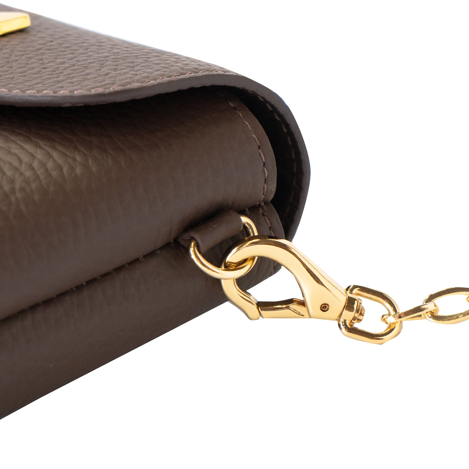 フルーニャスマホポシェット   キュイール・マッシュ  /  チョコ