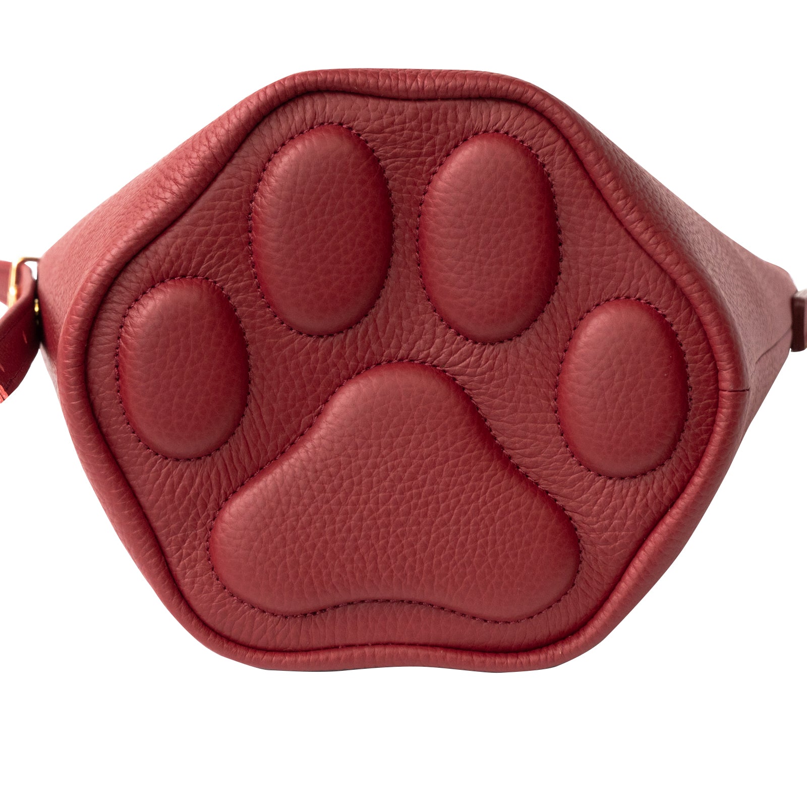 ショルダーバッグ  PAW (パウ)   キュイール・マッシュ / ボルドー