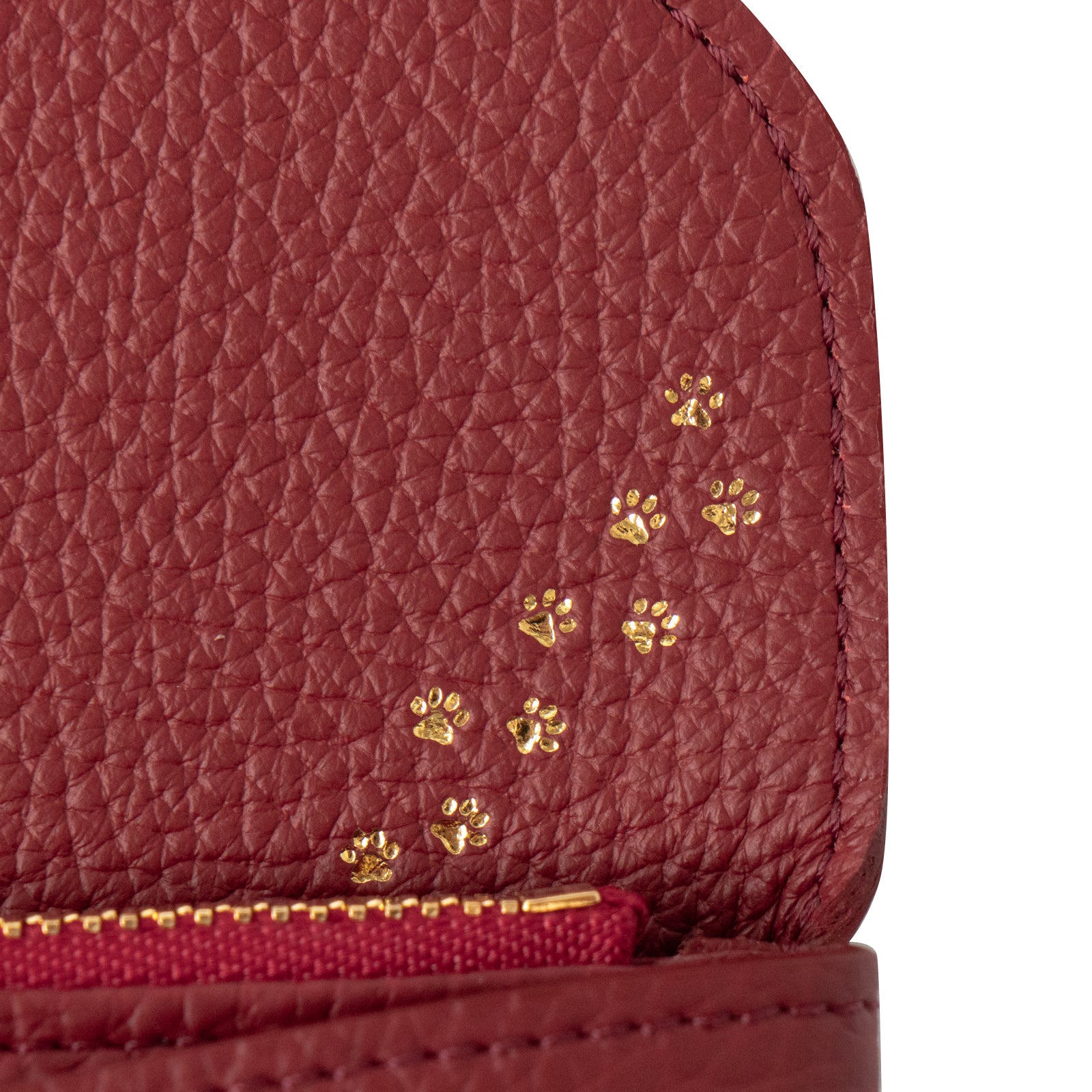 フラップウォレット・フルーニャ ロング    キュイール・マッシュ / ボルドー