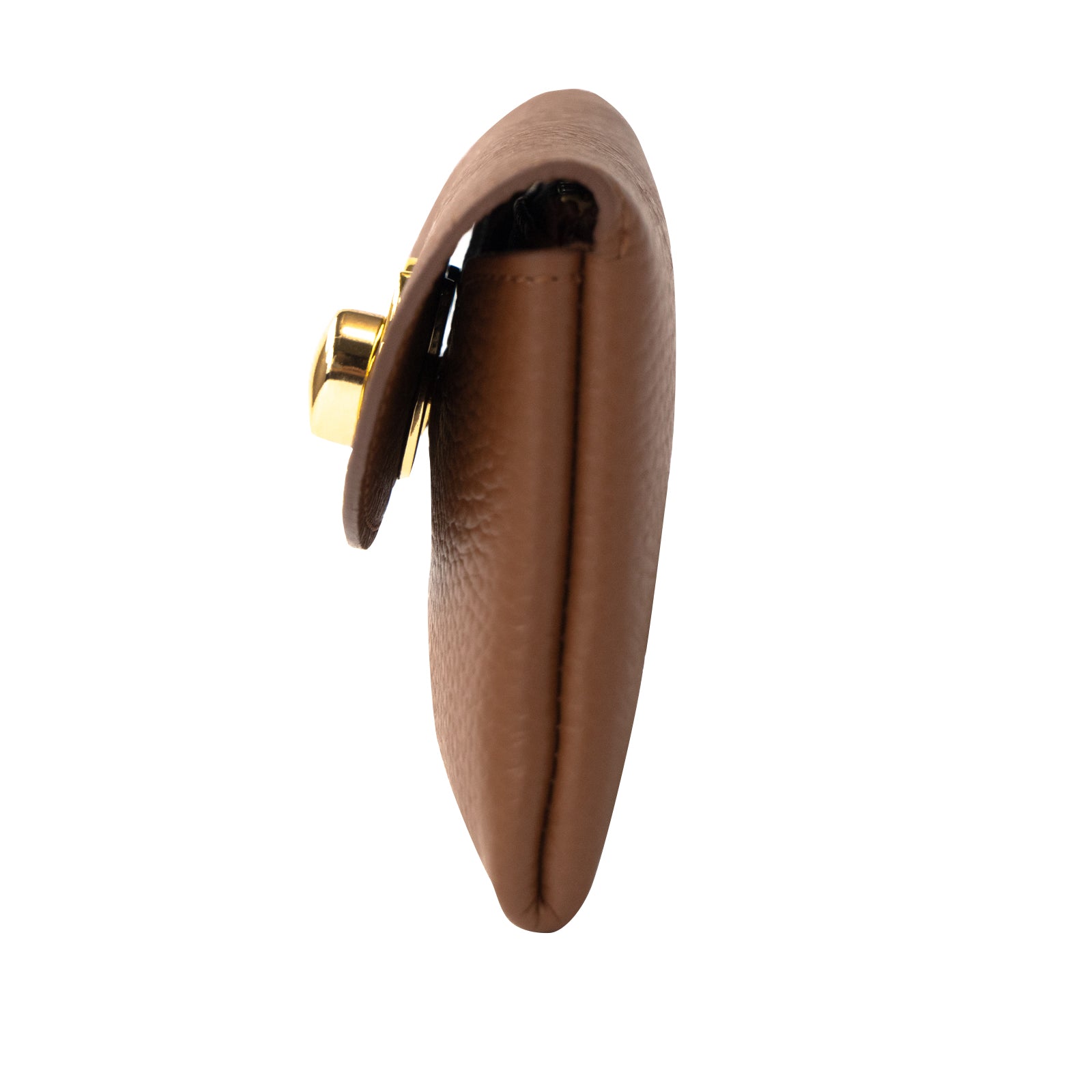 フラップウォレット・フルーニャ ミディアム　キュイール・マッシュ / キャメル