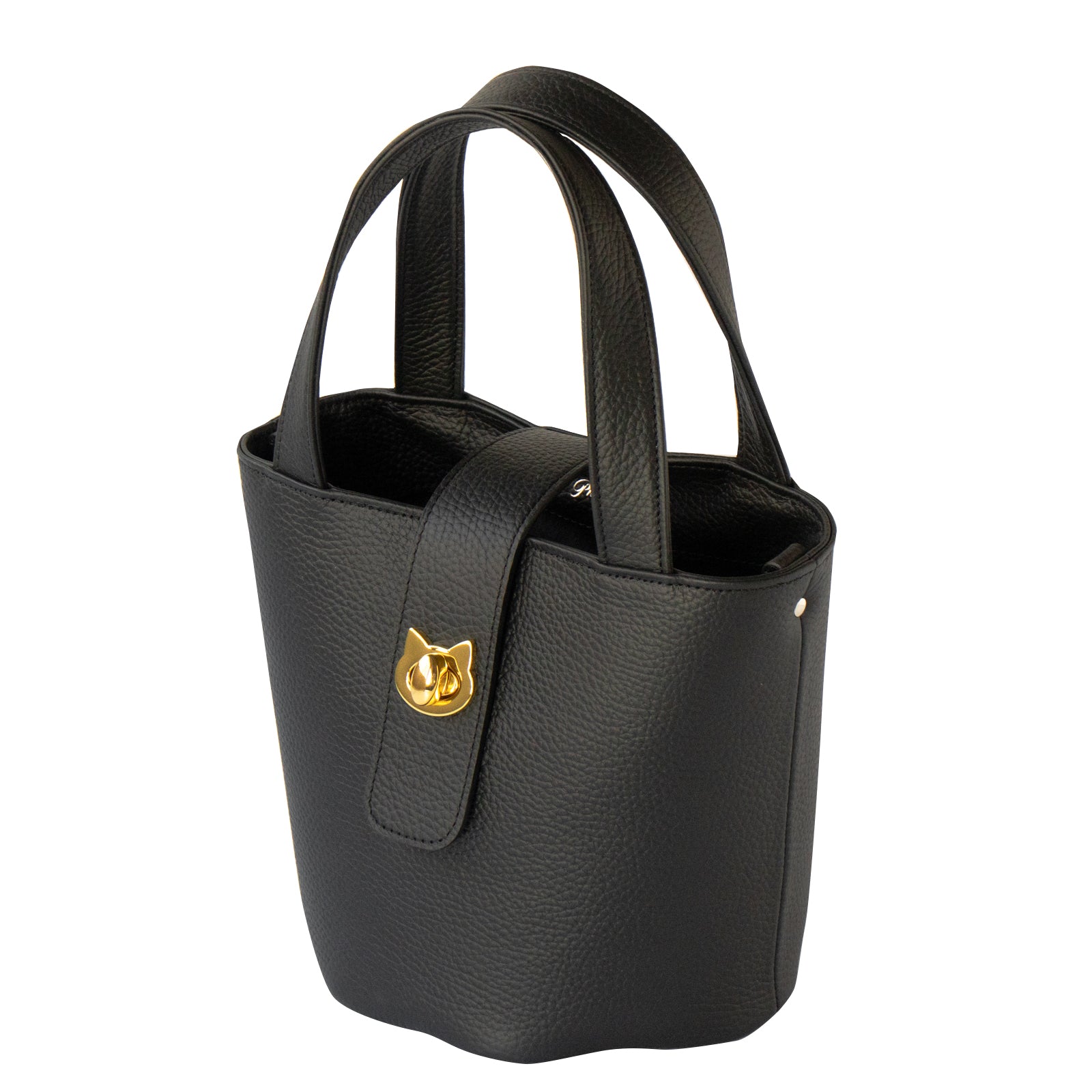 【12/7(日)22:00～ 26時間限定販売】【数量限定】 チェーンショルダー付きミニバッグ・PAW  (パウ)   / ブラック [選べる金具]