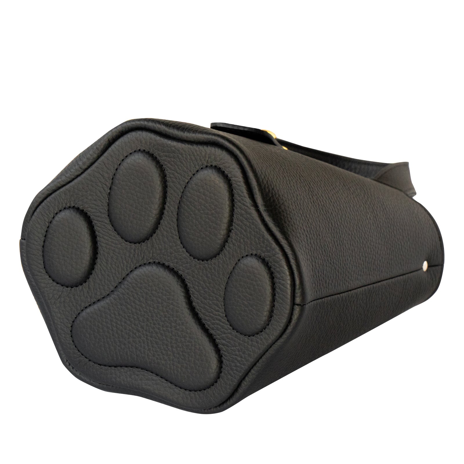 【12/7(日)22:00～ 26時間限定販売】【数量限定】 チェーンショルダー付きミニバッグ・PAW  (パウ)   / ブラック [選べる金具]