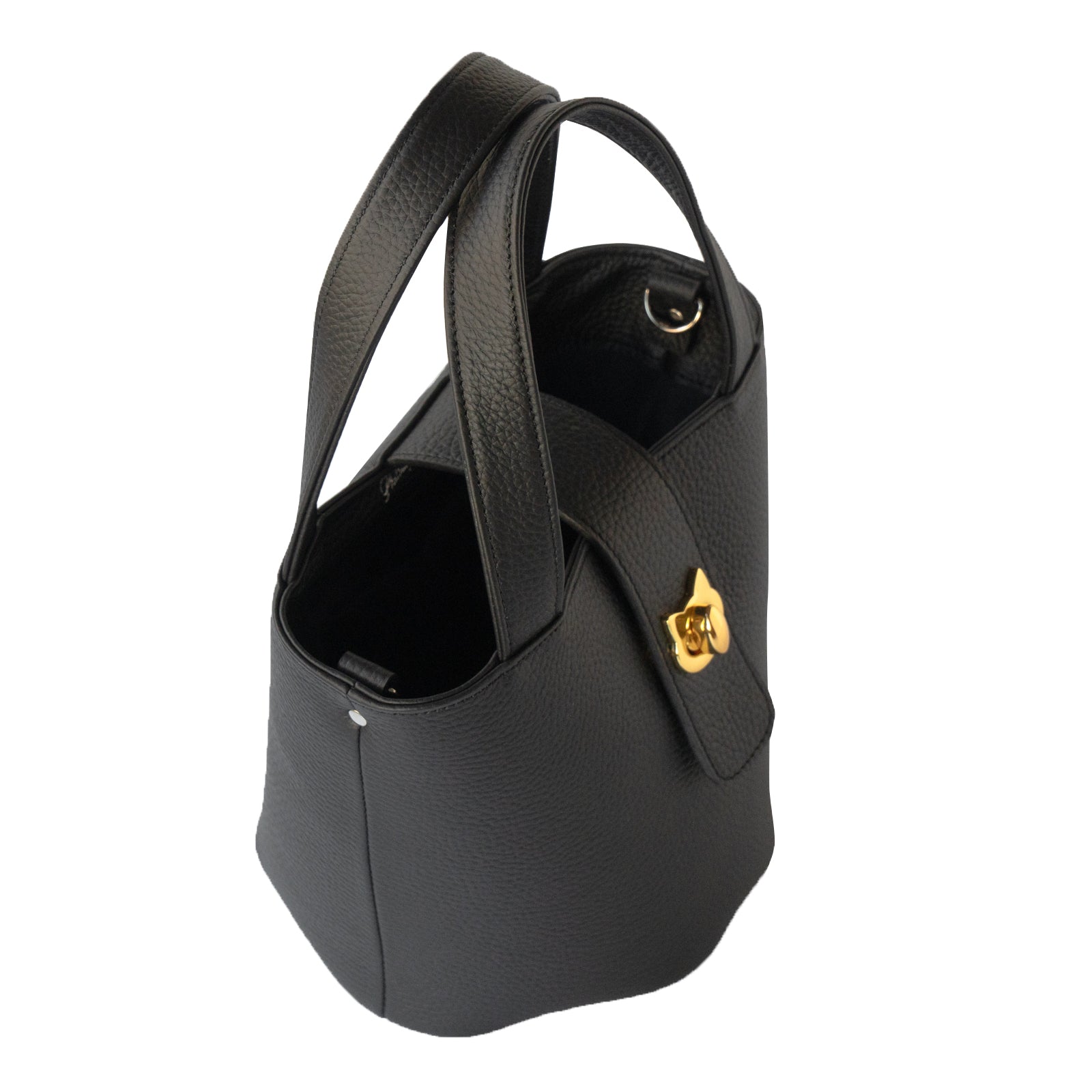 【12/7(日)22:00～ 26時間限定販売】【数量限定】 チェーンショルダー付きミニバッグ・PAW  (パウ)   / ブラック [選べる金具]