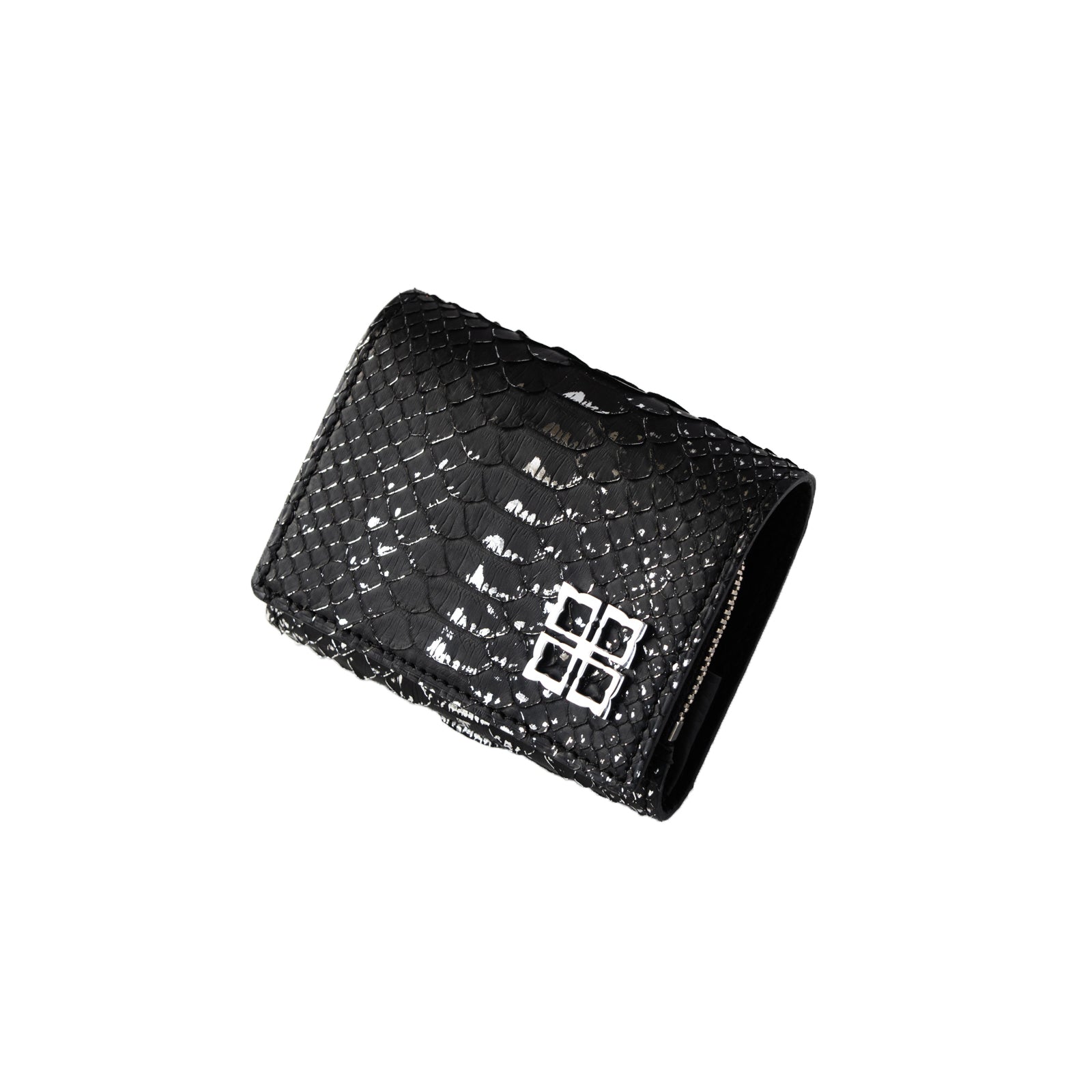 Handy Wallet Opera Lily Foil Python / Silver Black