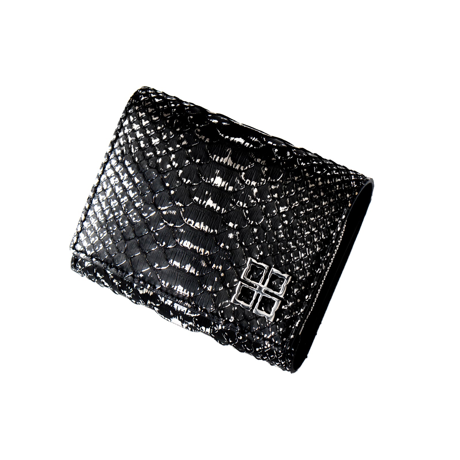 Handy Wallet Opera Lily Grande Foil Python / Silver Black