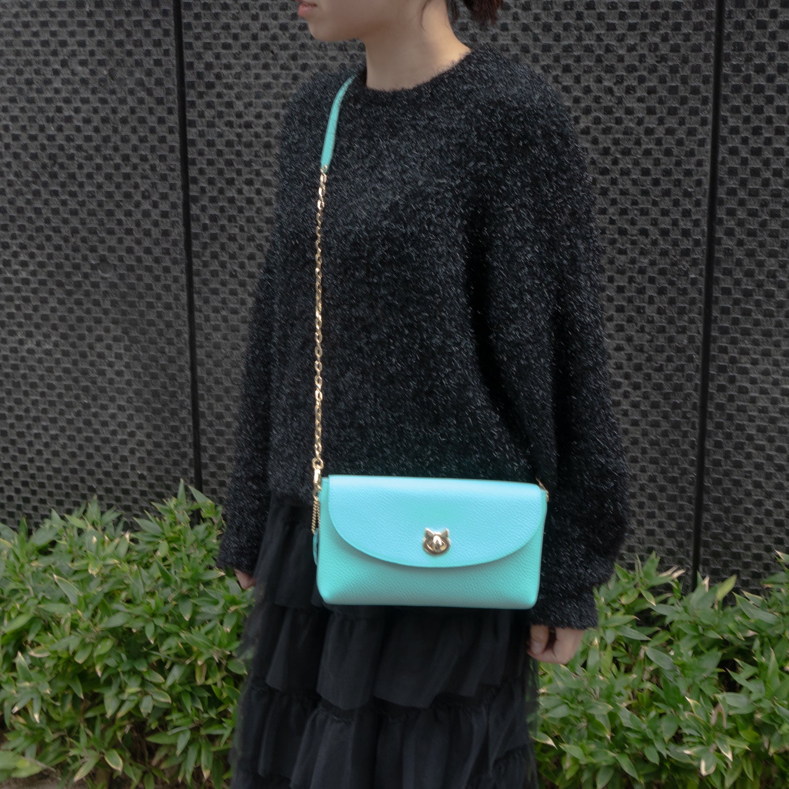 [Limited quantity] [3-day limited order sale from 12/21 (Sat) to 12/23 (Mon)] Frunya Pochette Taurillon Clemence / Tiffany Blue