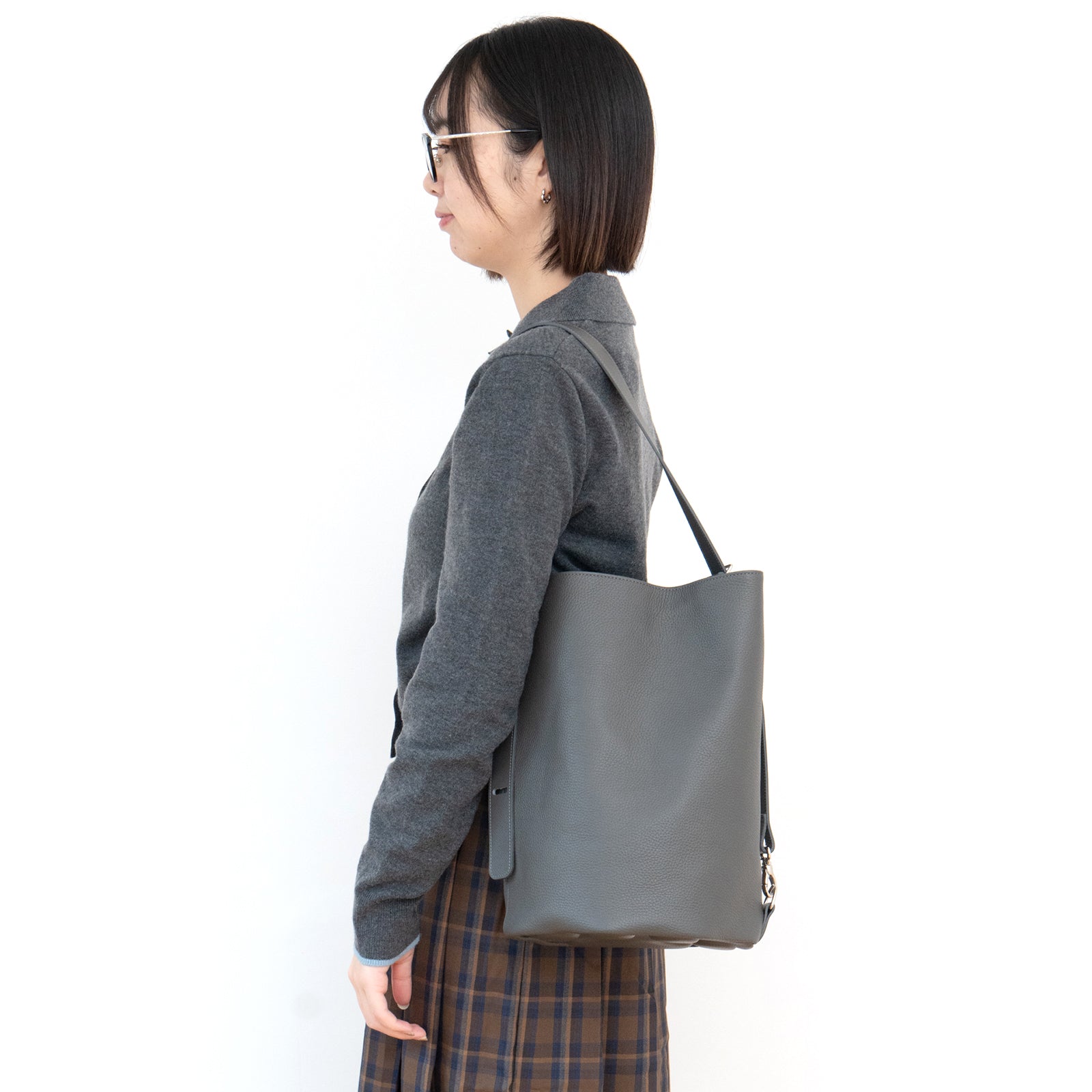 【11/21(金)22:00～ 26時間限定販売】【数量限定】3WAYバッグ PAW (パウ)    キュイール・マッシュ  /  グラファイト