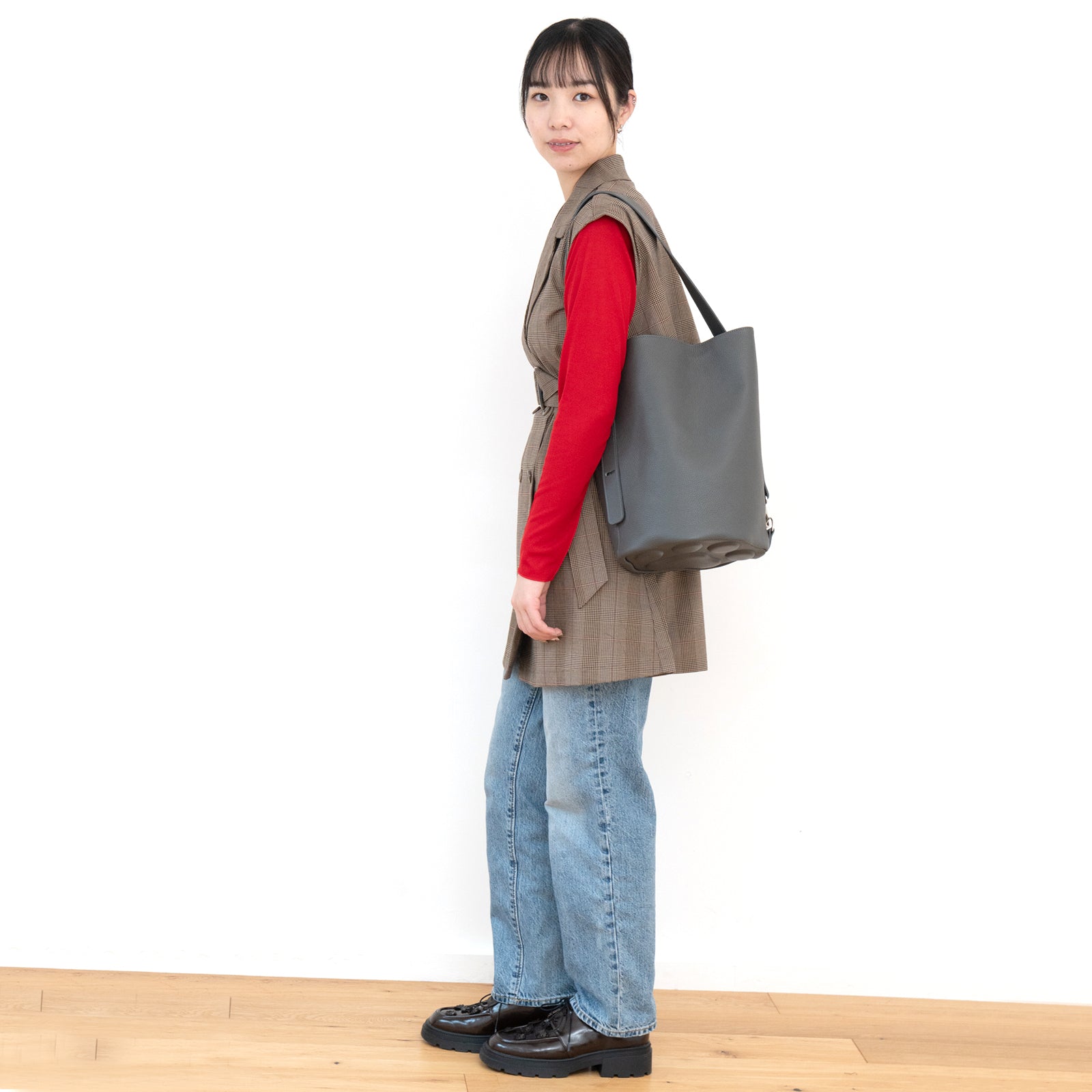 【11/21(金)22:00～ 26時間限定販売】【数量限定】3WAYバッグ PAW (パウ)    キュイール・マッシュ  /  グラファイト