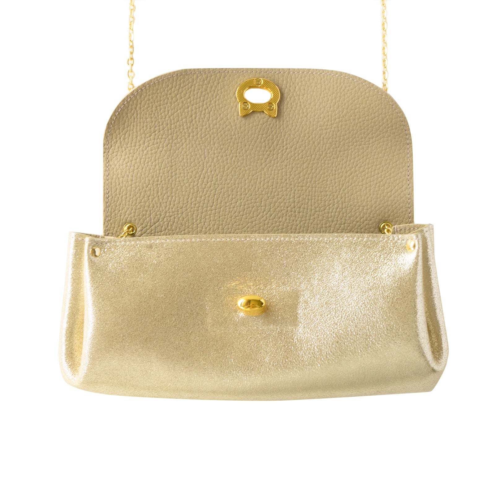 [1/1 (Wed) ~ 1/3 (Fri) 3-day limited time sale] Sparkling Shell Pochette CAT / Gold