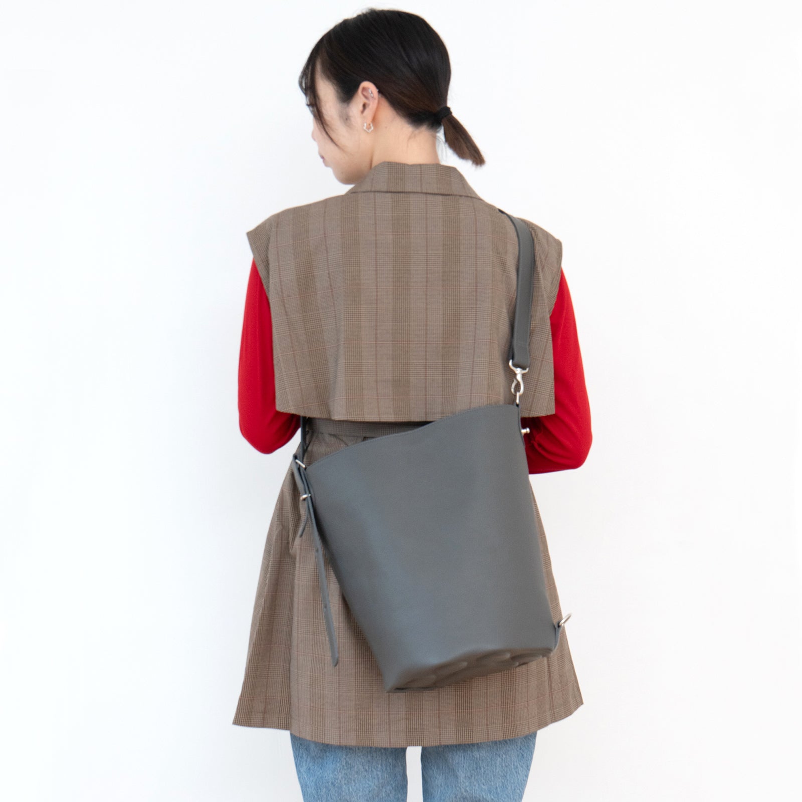 【11/21(金)22:00～ 26時間限定販売】【数量限定】3WAYバッグ PAW (パウ)    キュイール・マッシュ  /  グラファイト