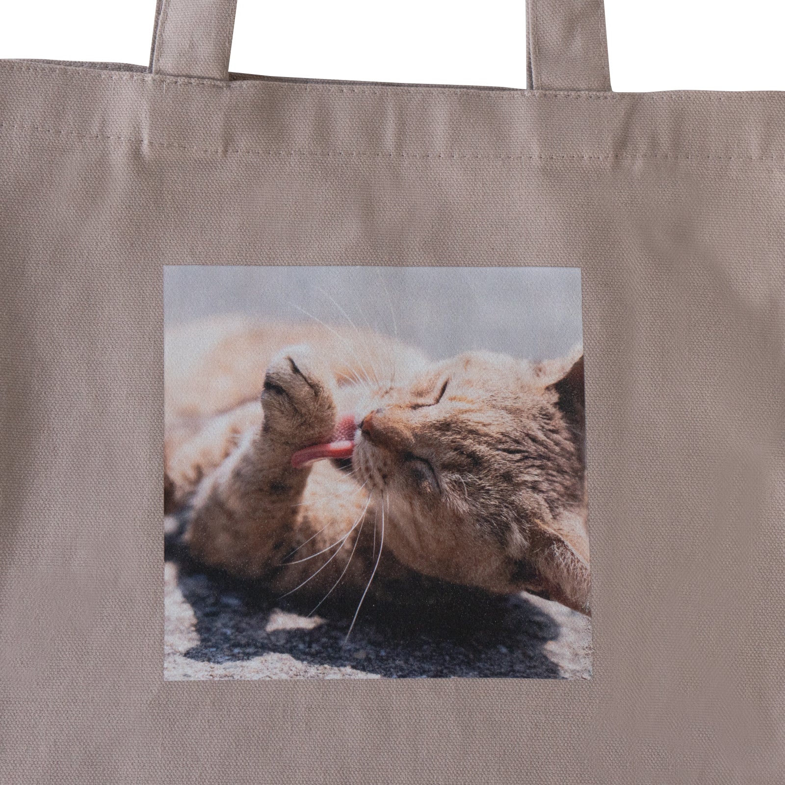 うちのこPHOTOトートバッグ・M  / グレージュ