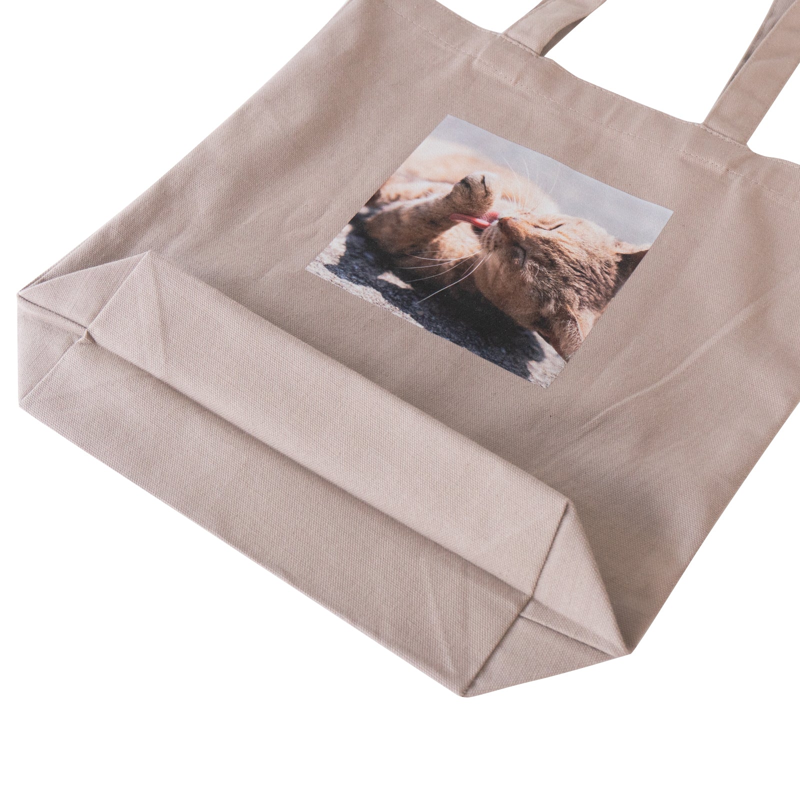 うちのこPHOTOトートバッグ・M  / グレージュ