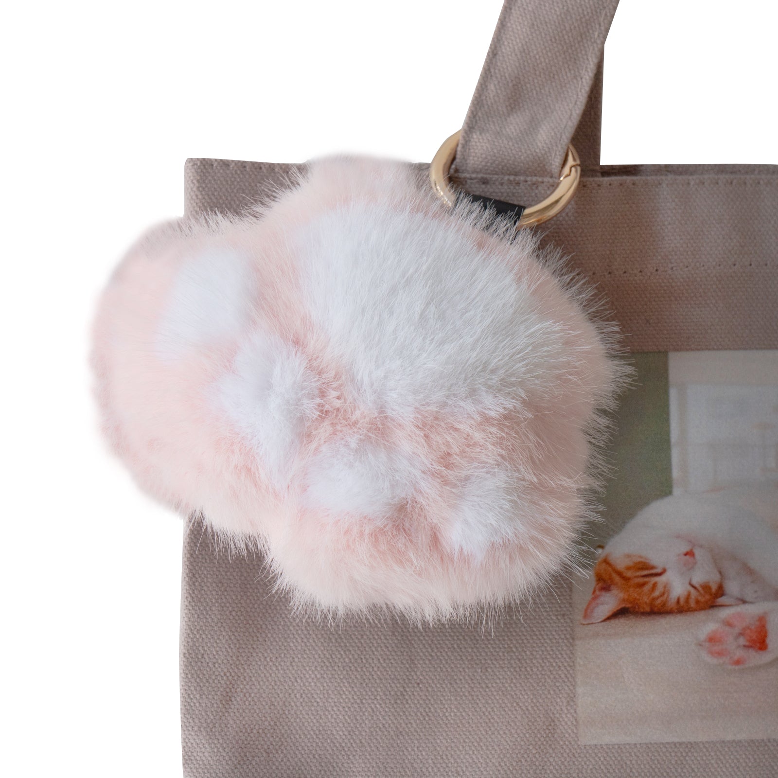 うちのこPHOTOトートバッグ・S  /グレージュ