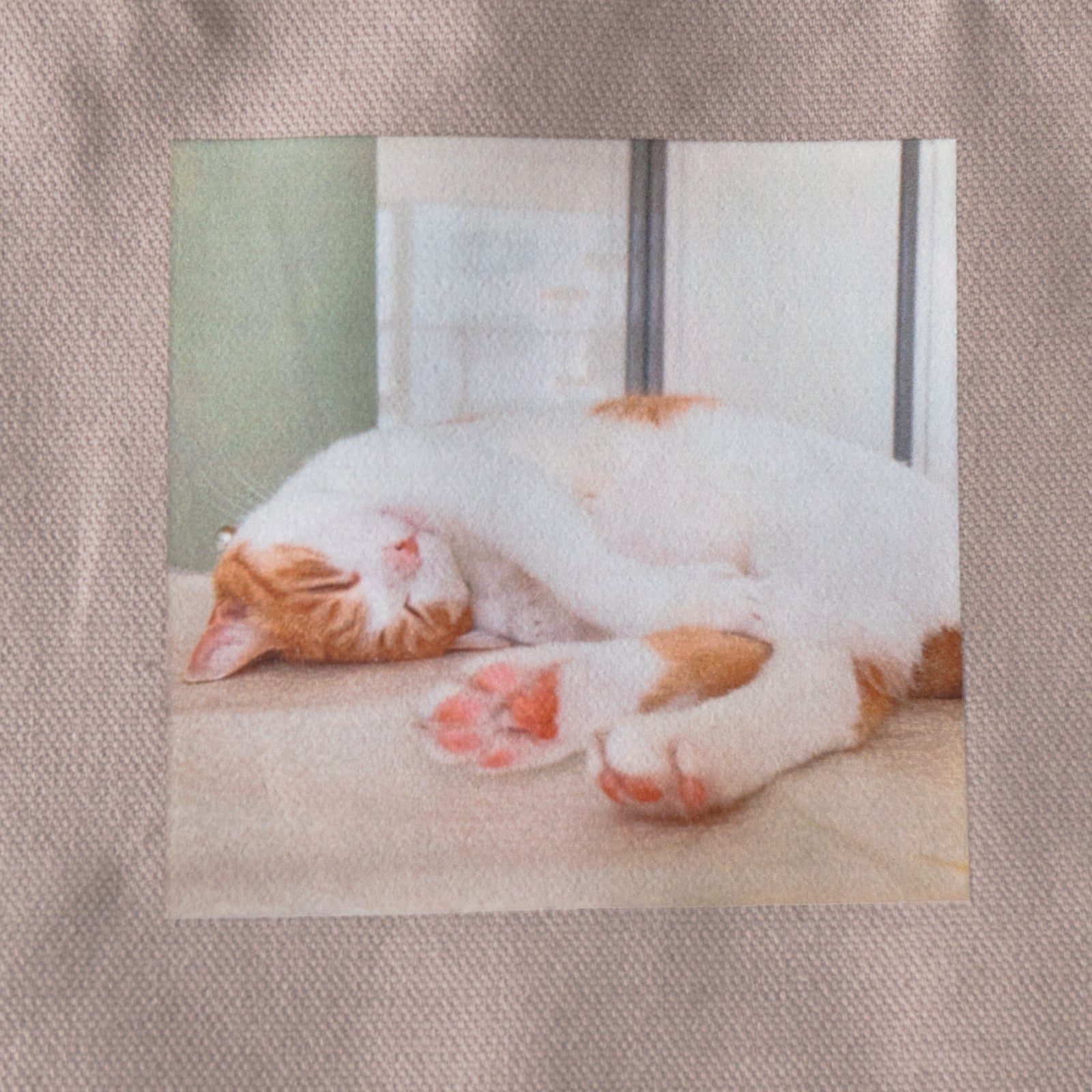 うちのこPHOTOトートバッグ・S  /グレージュ