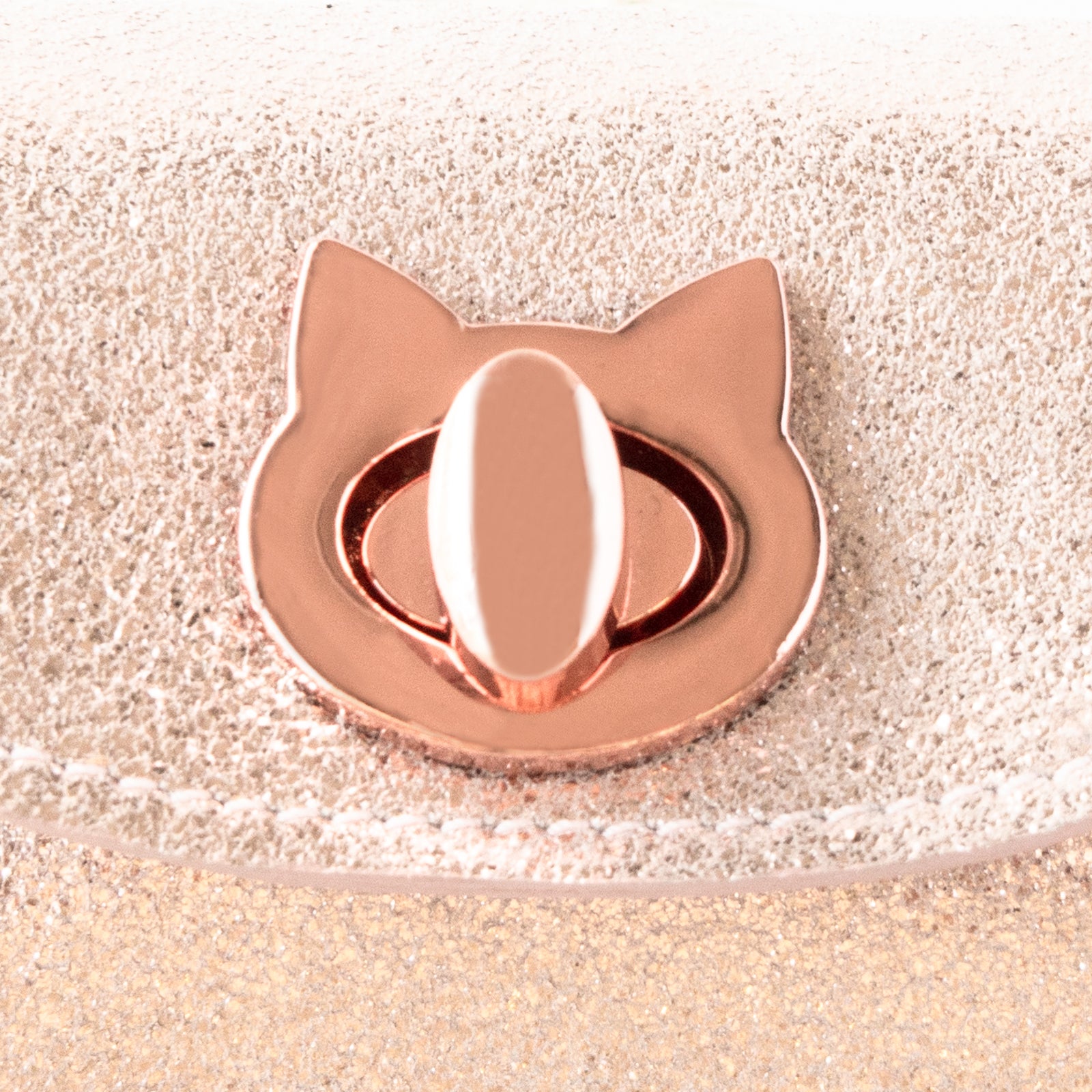 [1/1 (Wed) ~ 1/3 (Fri) 3-day limited time only, pre-order sales] Sparkling Shell Wallet CAT / Rose Gold