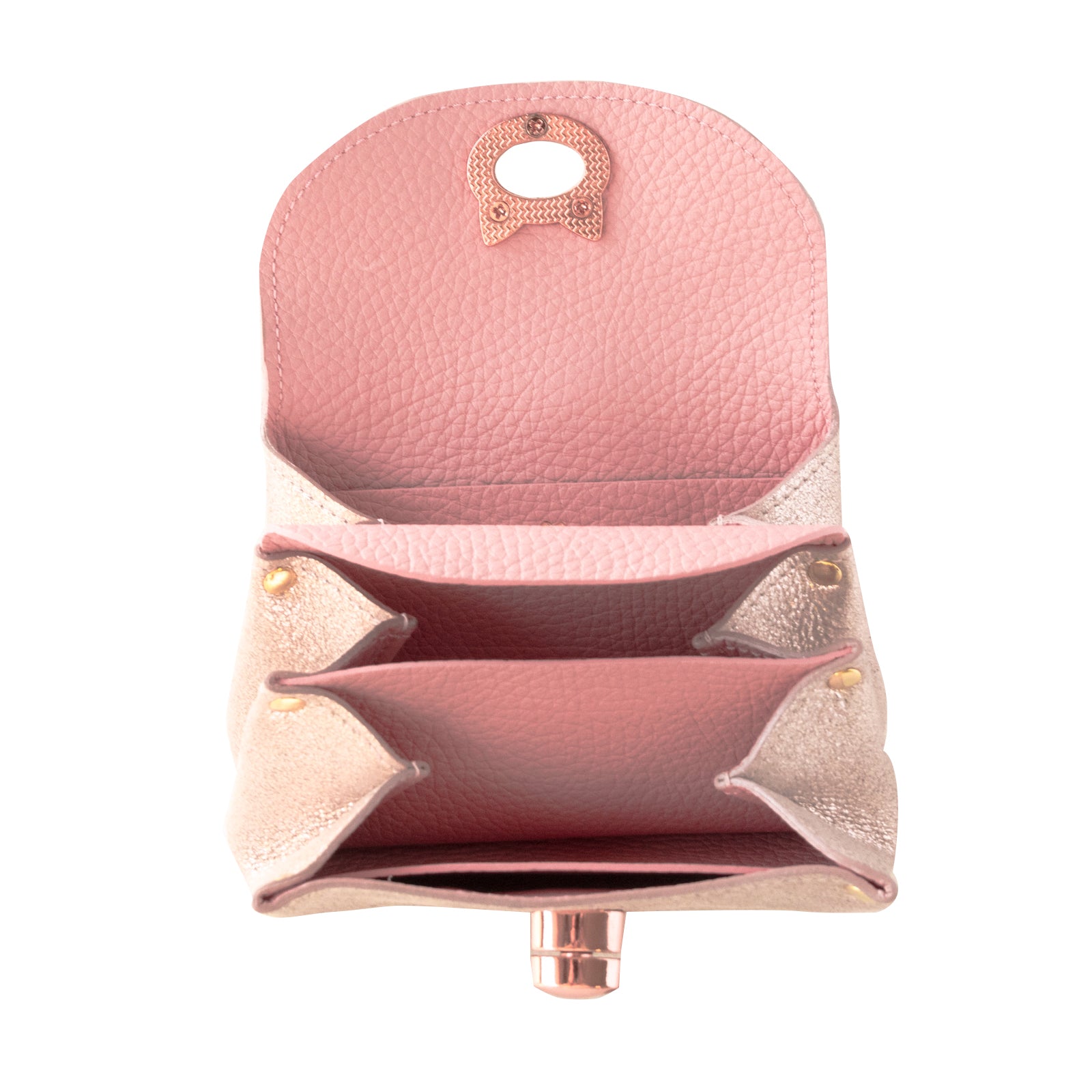 [1/1 (Wed) ~ 1/3 (Fri) 3-day limited time only, pre-order sales] Sparkling Shell Wallet CAT / Rose Gold