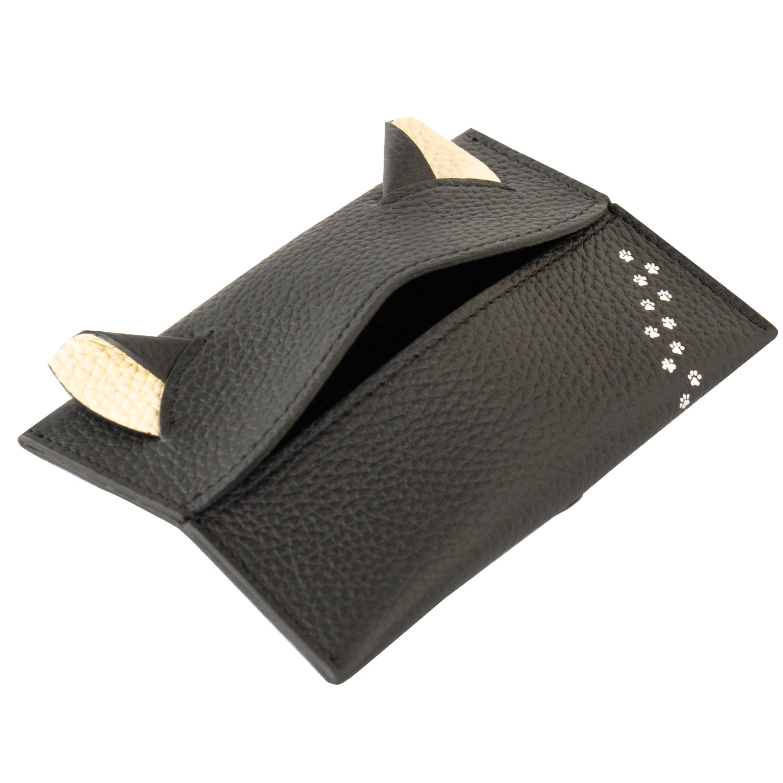 [復刻] ねこポケットティッシュケース 　キュイール・マッシュ  /  ブラック