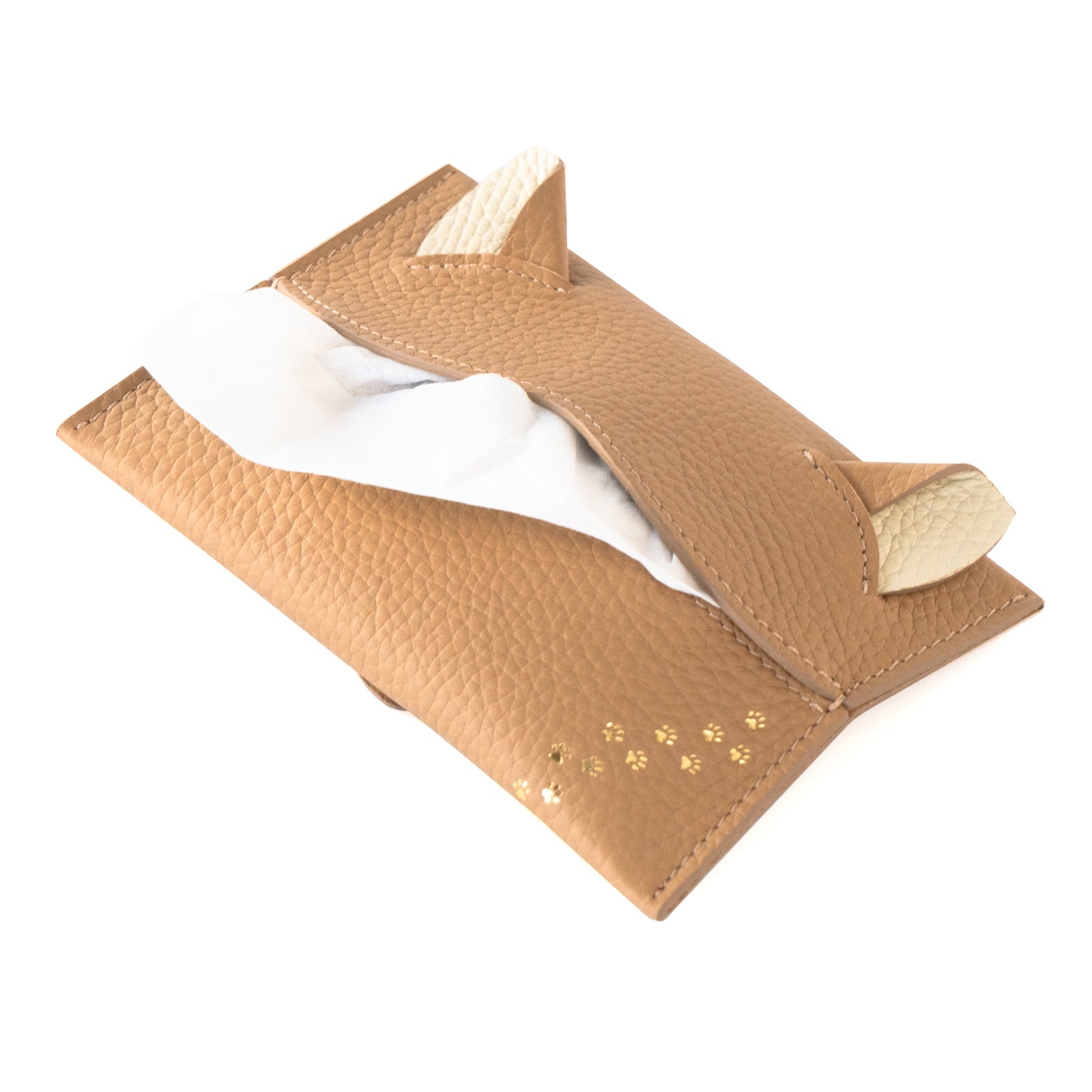 [復刻] ねこポケットティッシュケース 　キュイール・マッシュ  /  シャモア