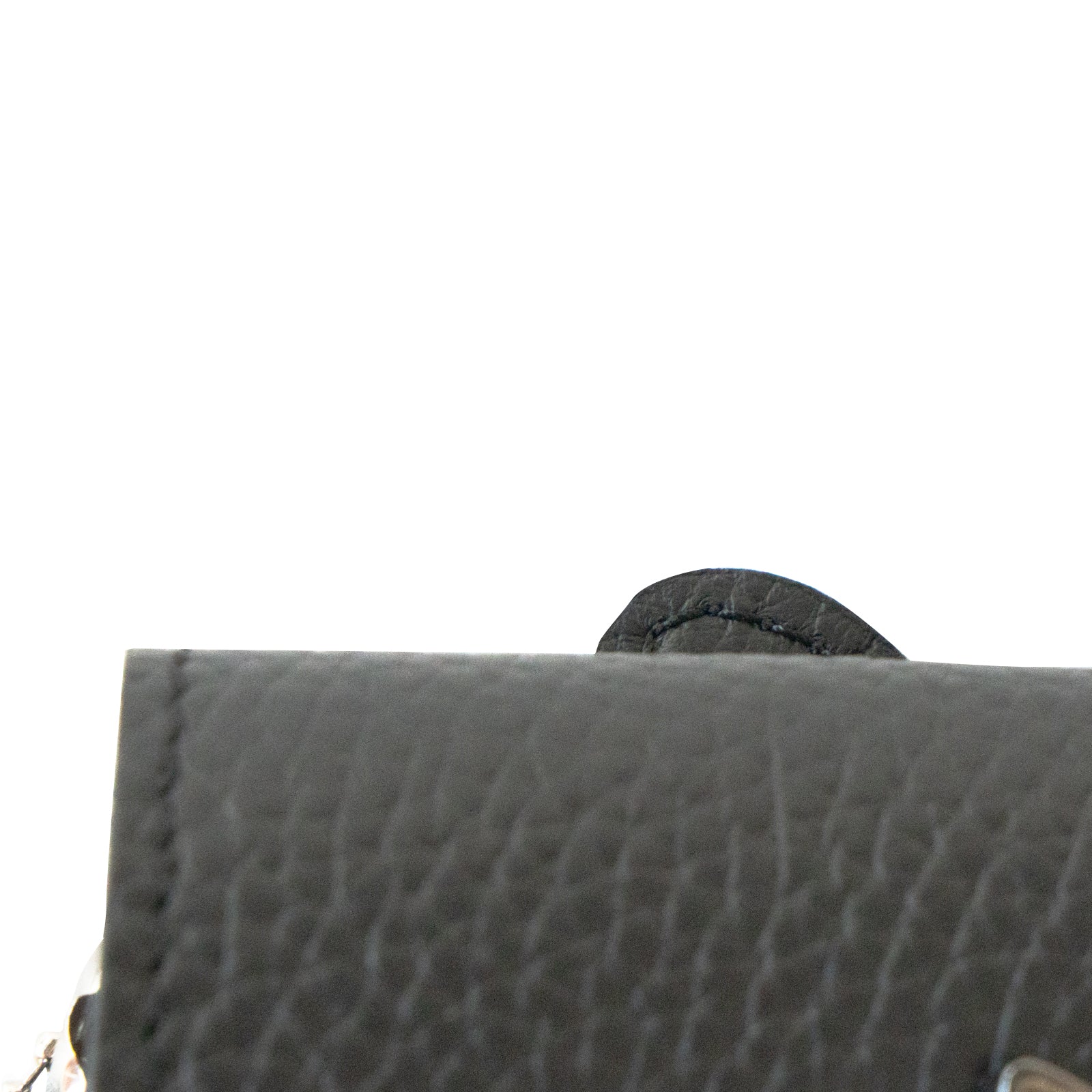 [復刻] フルーニャ スクエアポーチ　キュイール・マッシュ  /  ブラック