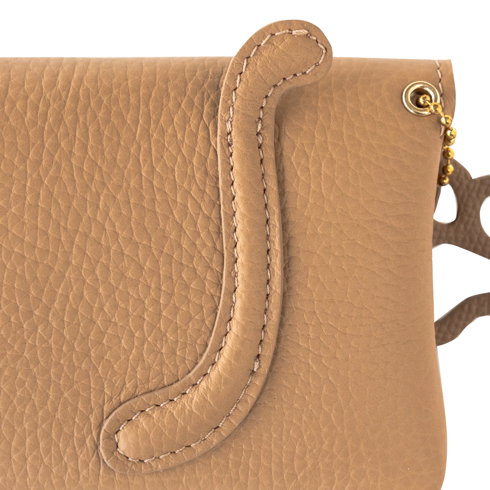 [復刻] フルーニャ スクエアポーチ　キュイール・マッシュ  /  シャモア