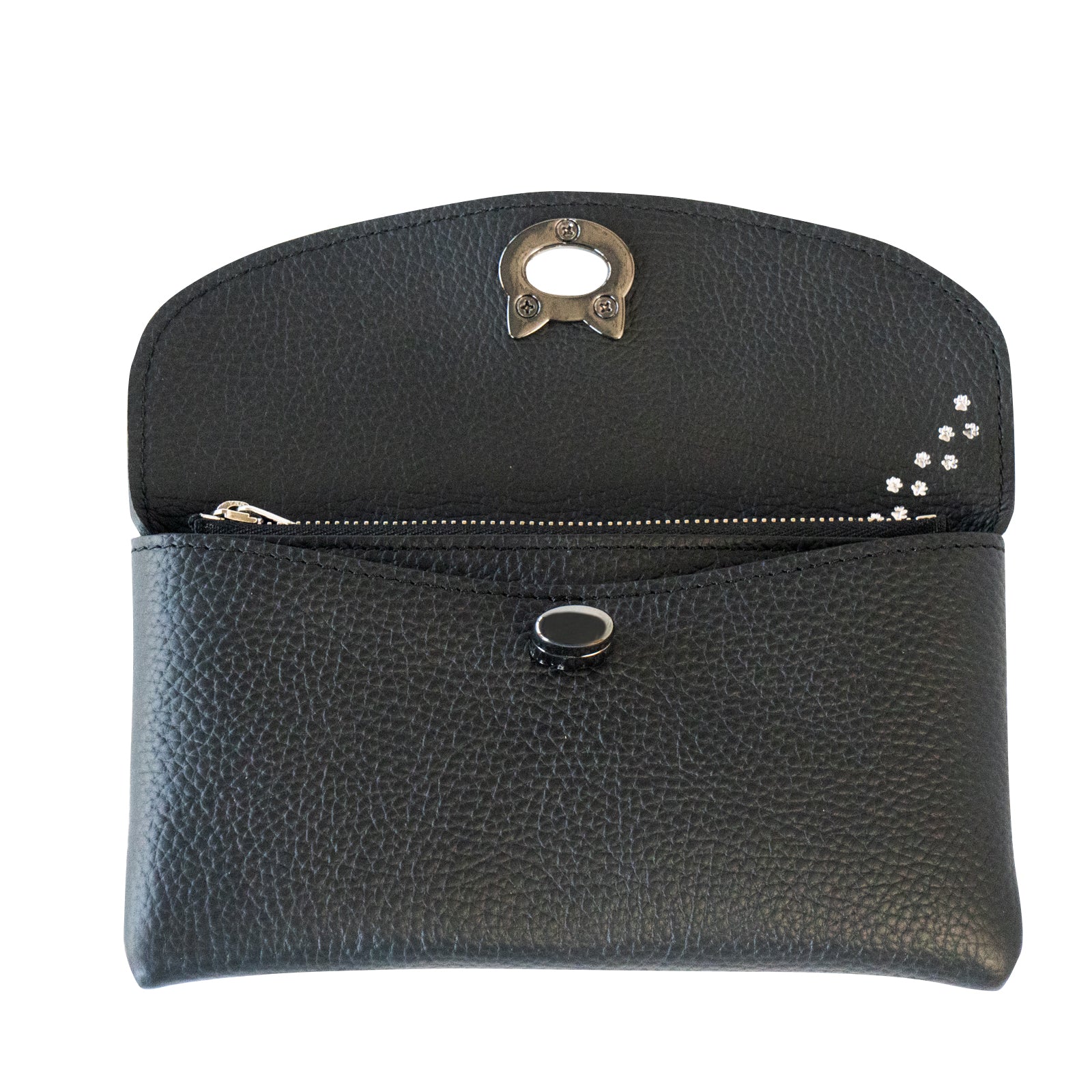 [復刻] フラップウォレット・フルーニャ ロング    キュイール・マッシュ / ブラック