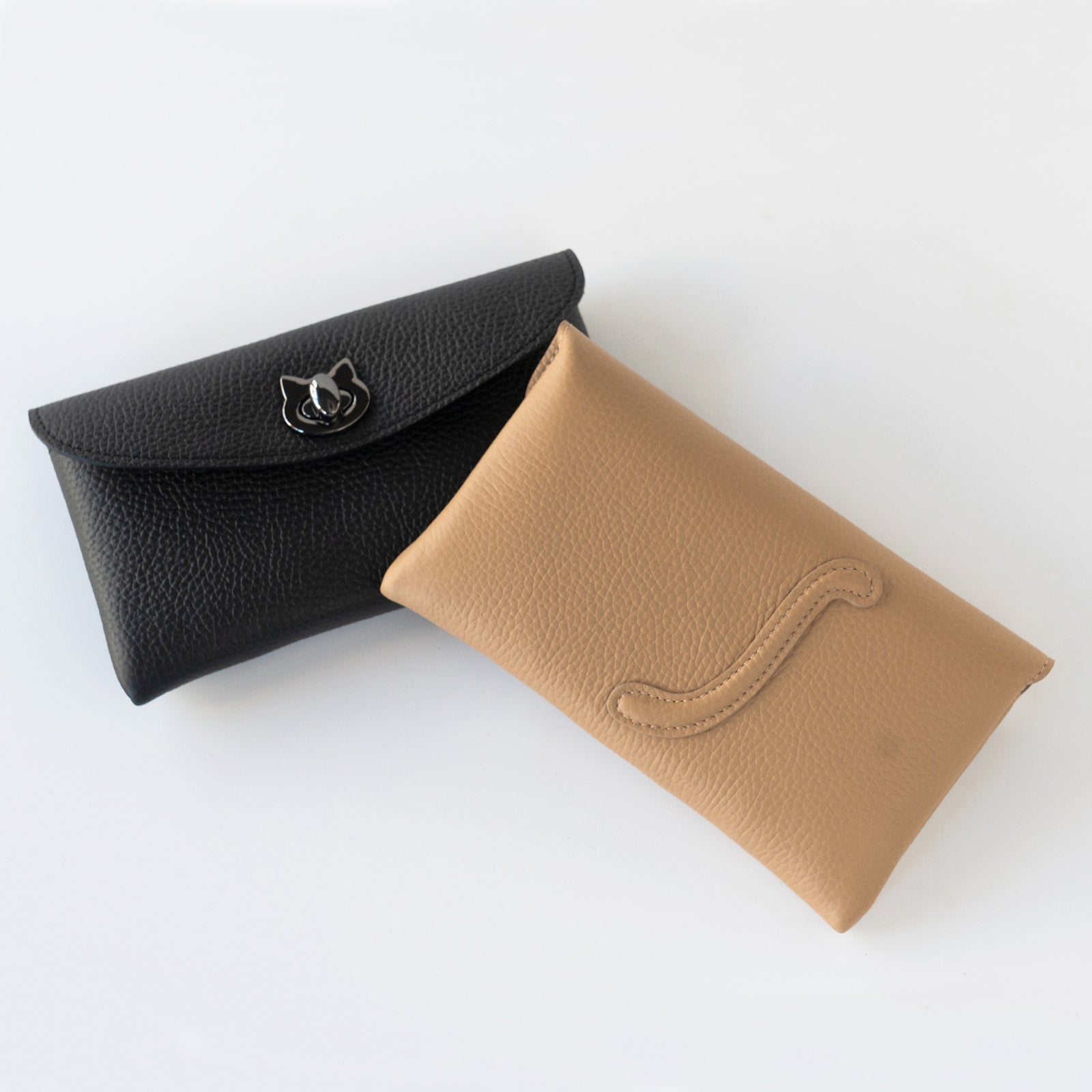 [復刻] フラップウォレット・フルーニャ ロング    キュイール・マッシュ / ブラック