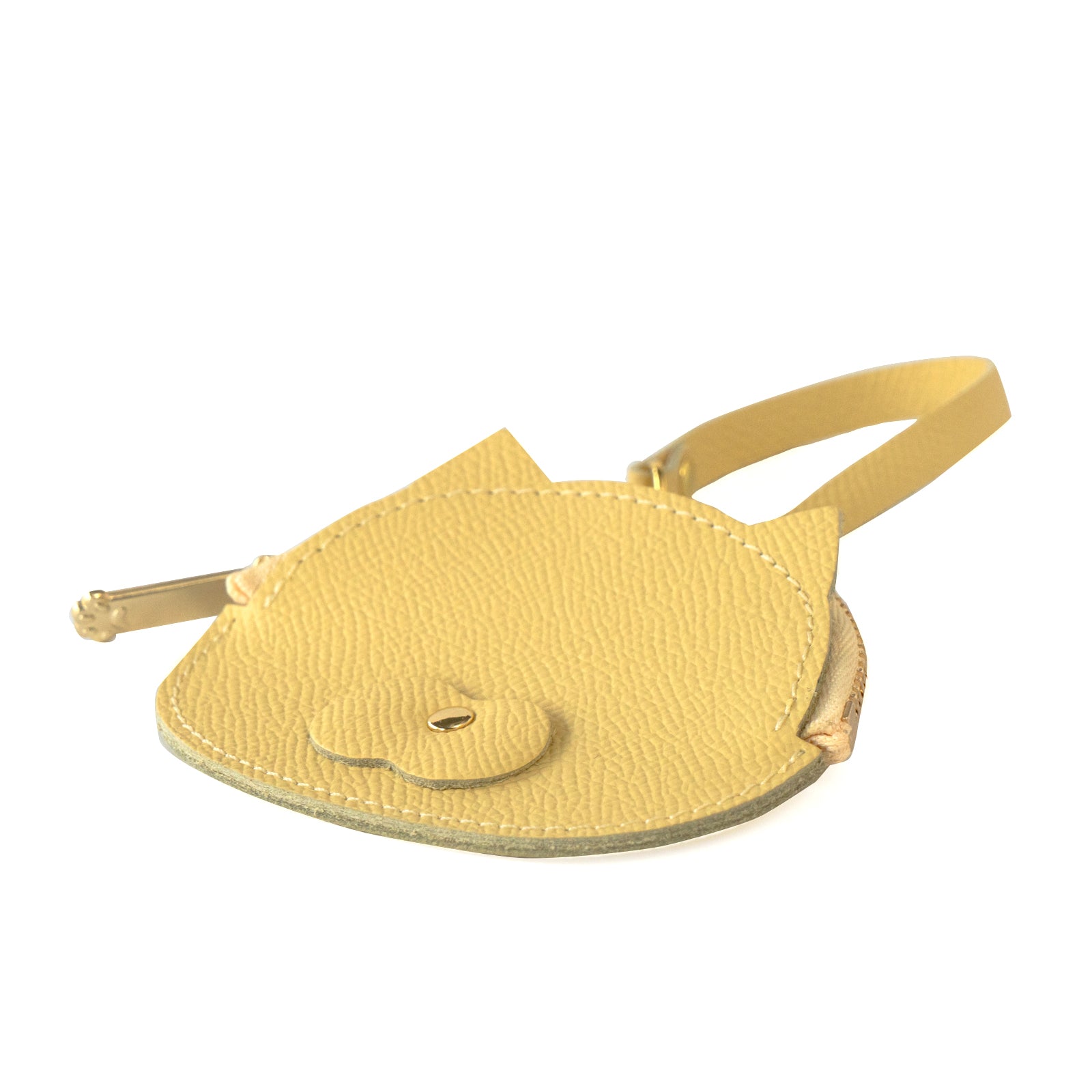 [NEW] にゃんフェイスコインケース　キュイール・ミネルバ  /   カナリア