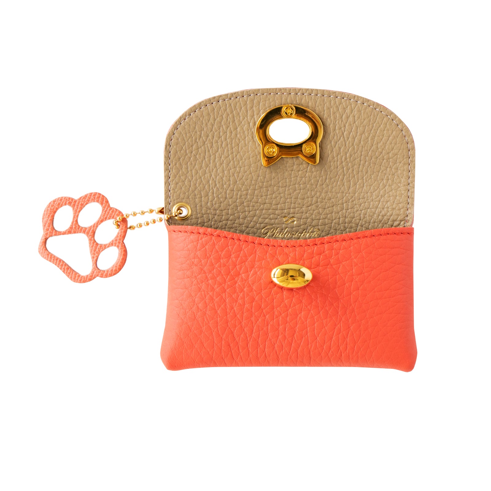 Frunya pouch mini Taurillon Clemence / Rose Jaipur