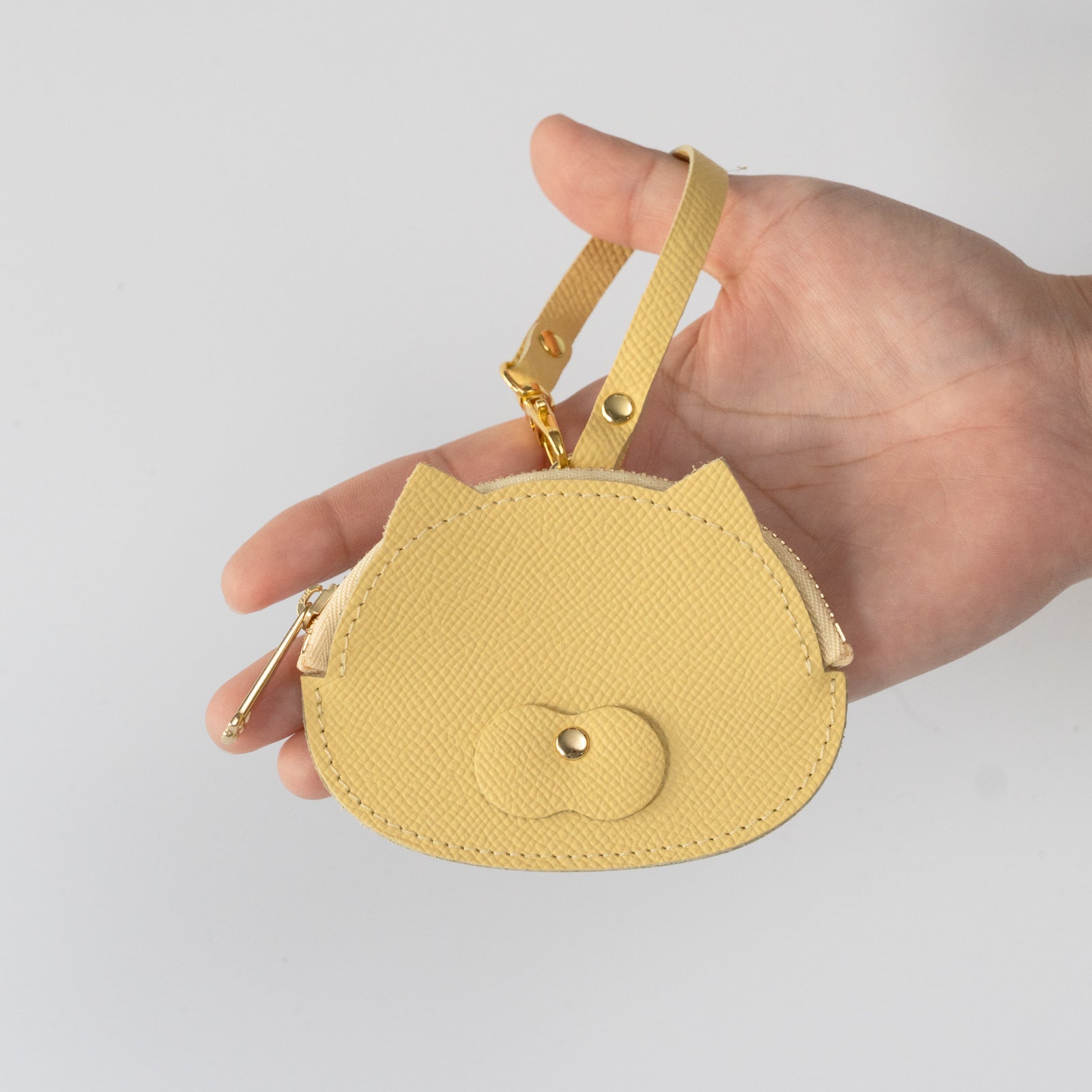 [NEW] にゃんフェイスコインケース　キュイール・ミネルバ  /   カナリア