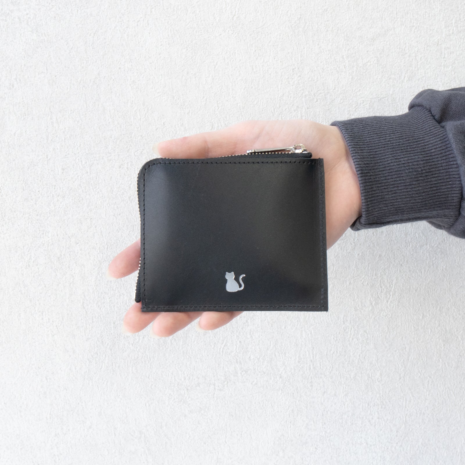 [1/22 (Wed) 1-day limited sale] Tomcat Fasnya Mini Wallet Kip Leather / Black