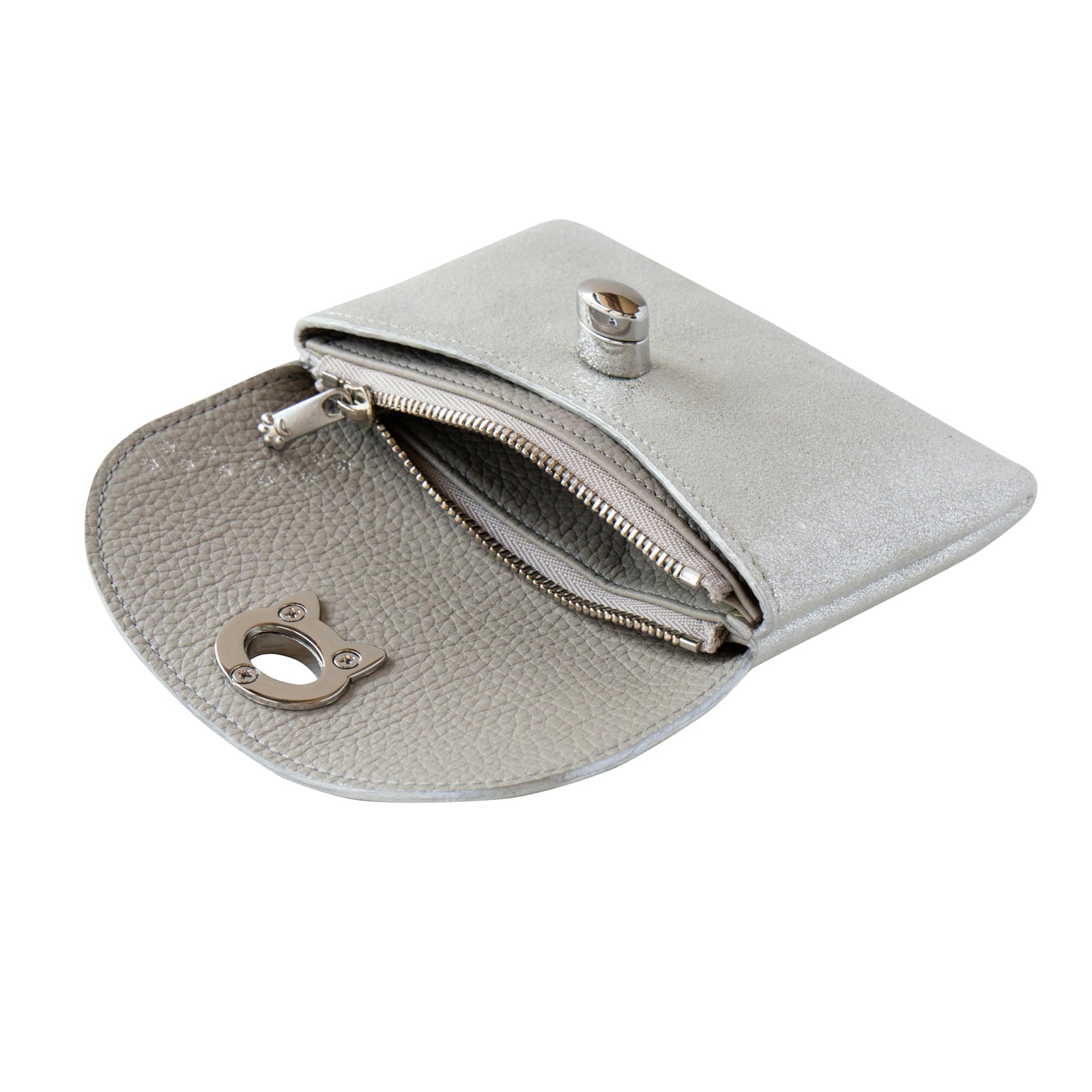 [On sale for one day only on Saturday, February 8th] Sparkly Flap Wallet - Furnya Medium / Silver