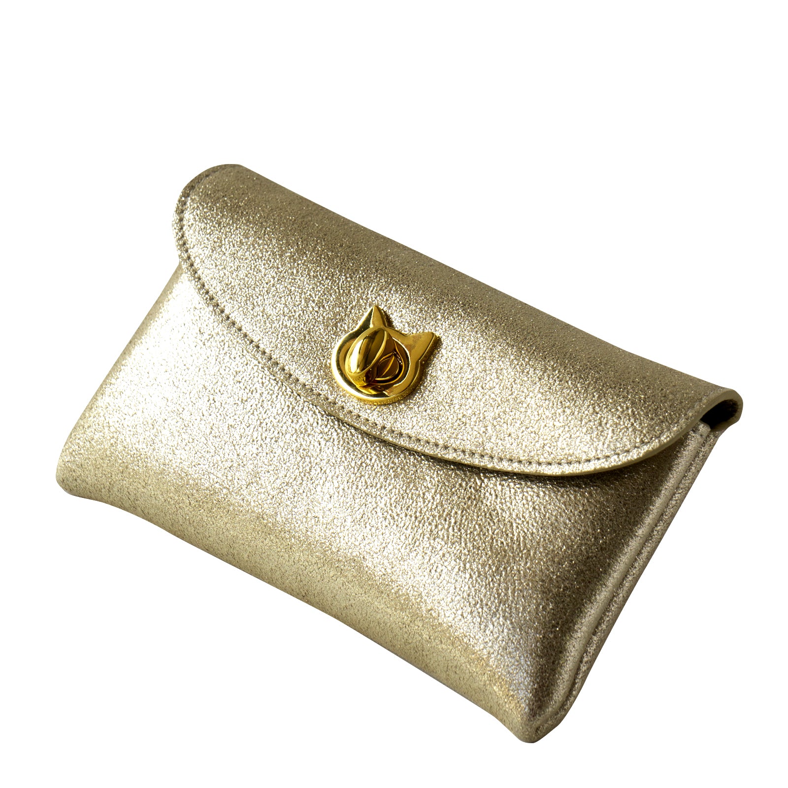 [2/8 (Sat) Limited sale for one day only] Sparkly Flap Wallet - Furnya Long / Gold