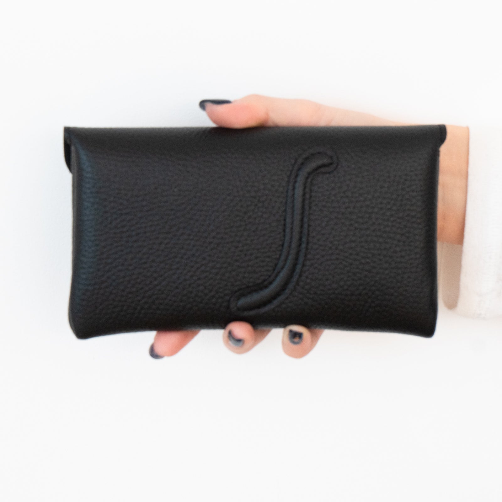 [復刻] フラップウォレット・フルーニャ ロング    キュイール・マッシュ / ブラック