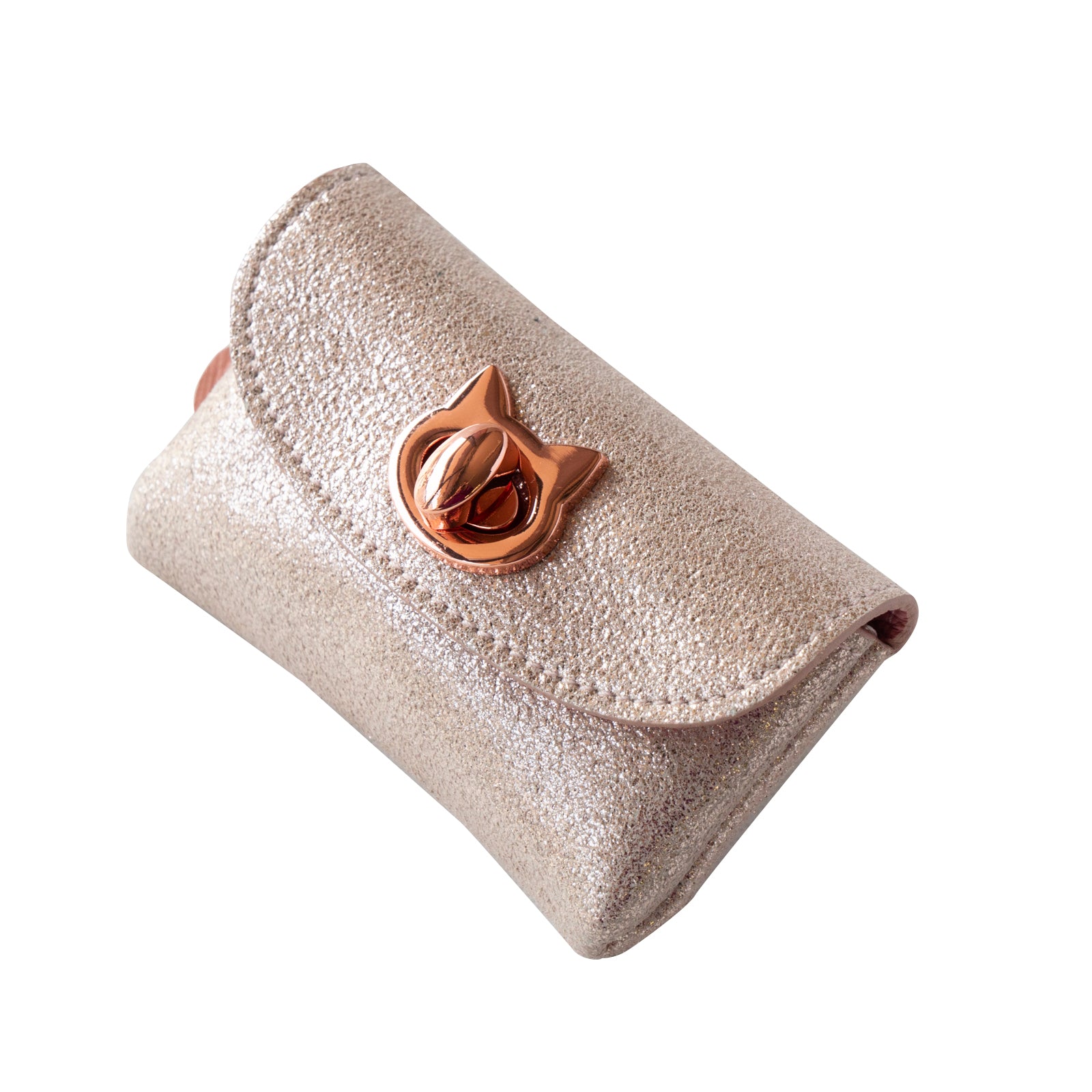 [On sale for one day only on Saturday, February 8th] Sparkly Flap Wallet - Furnya Mini / Rose Gold