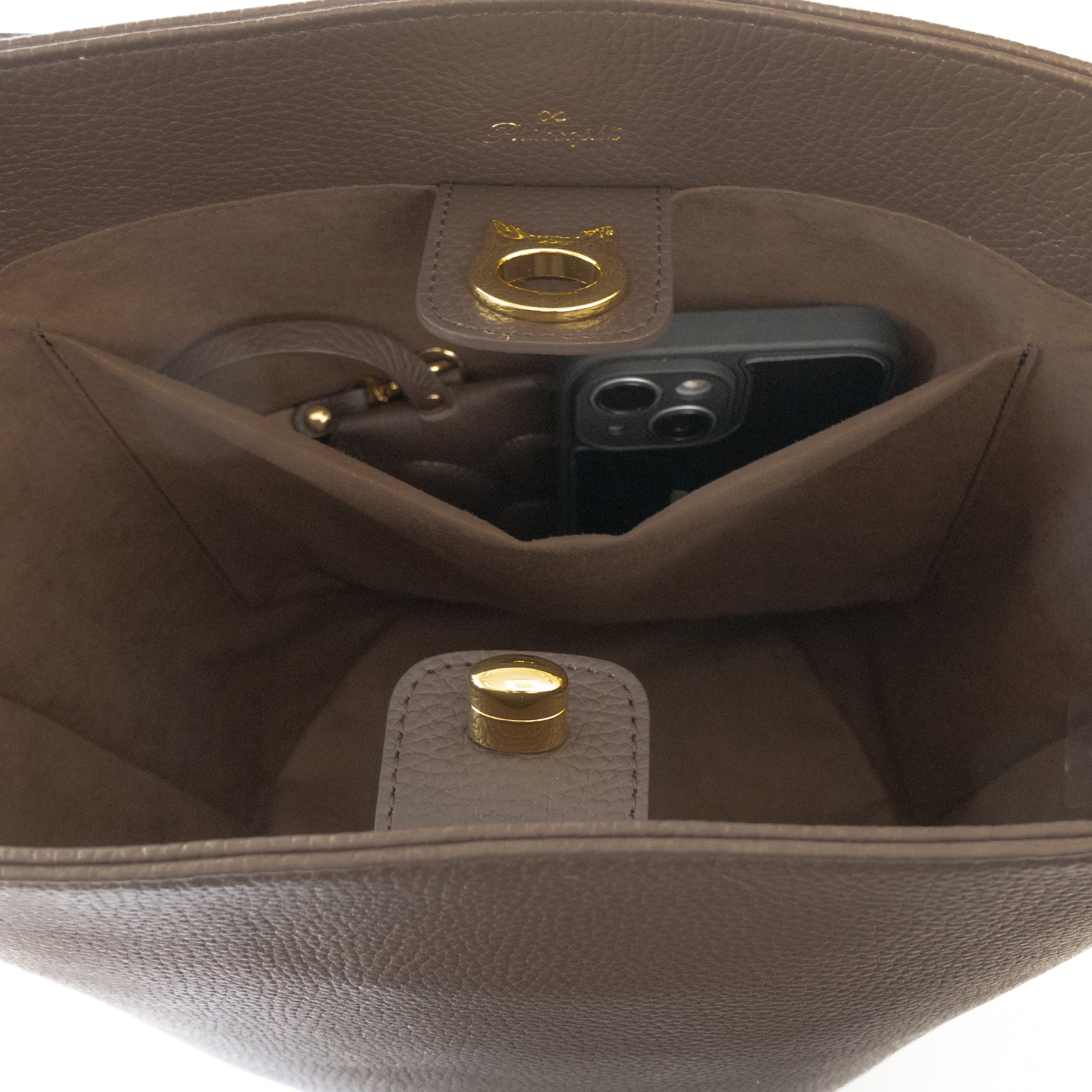 【1/30(金)〜2/14(土) 期間限定バレンタインSET 】3WAYバッグ PAW (パウ)    キュイール・マッシュ  /  チョコ　＋ ころにゃんチャーム ハート付き　SET