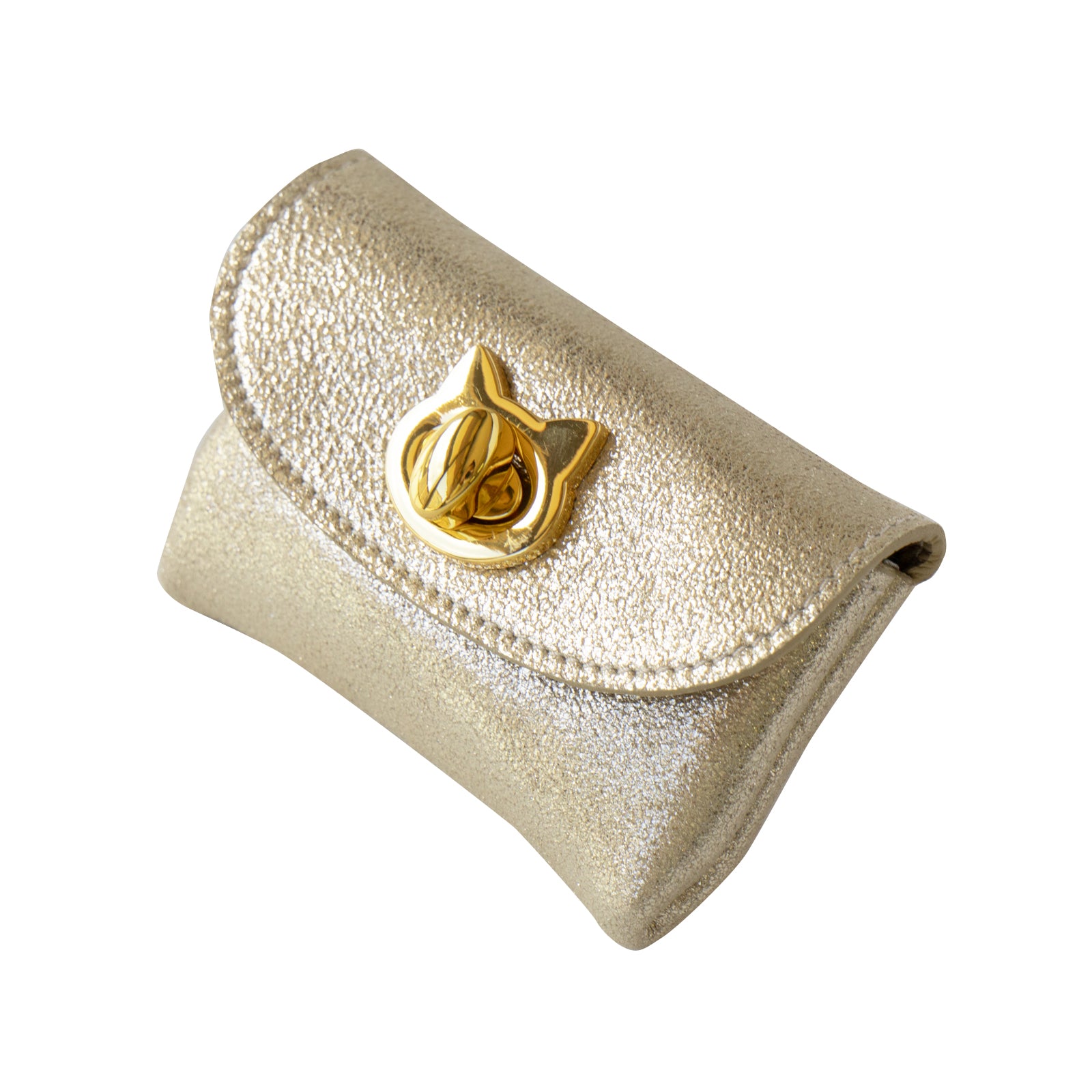 [2/8 (Sat) Limited sale for one day only] Sparkly Flap Wallet Furnya Mini / Gold