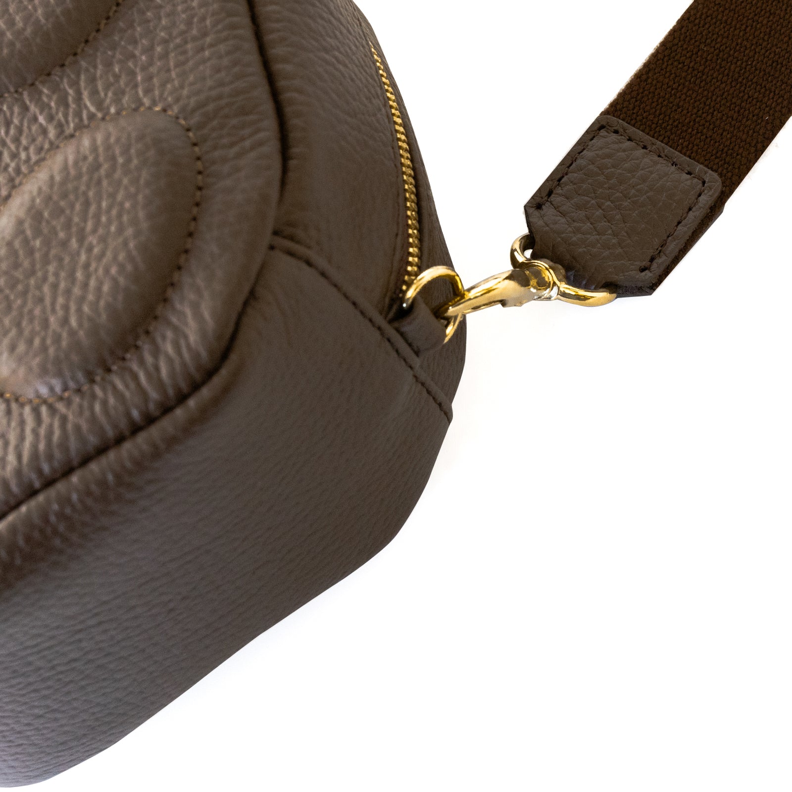 PAWポシェット  キュイール・マッシュ  /  チョコ